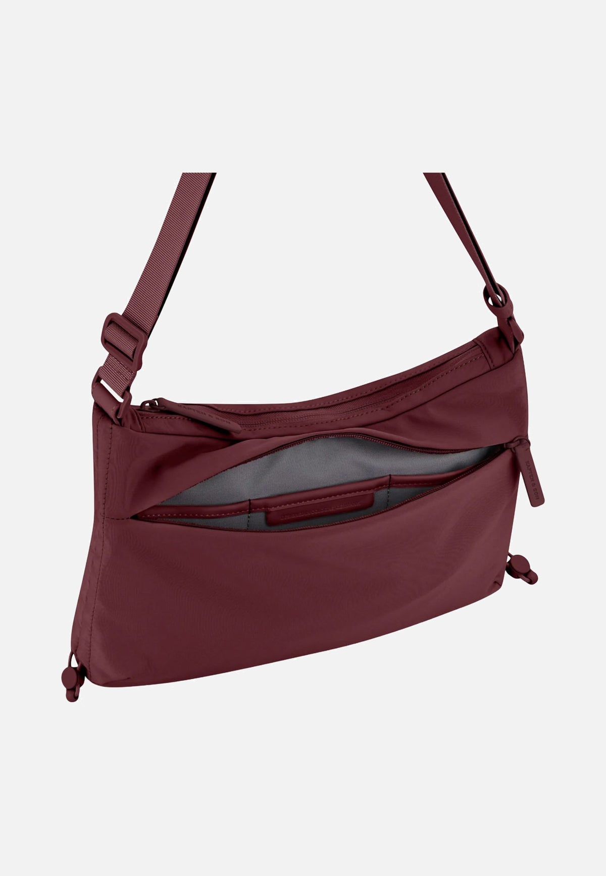 Kapten & Son Skara Small Burgundy Crossbody Bag