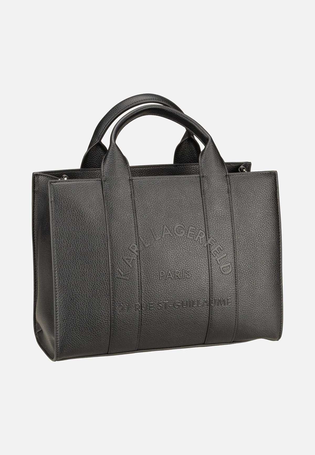 Karl Lagerfeld K/RSG Pebble Square Med Tote Black Tote Bag