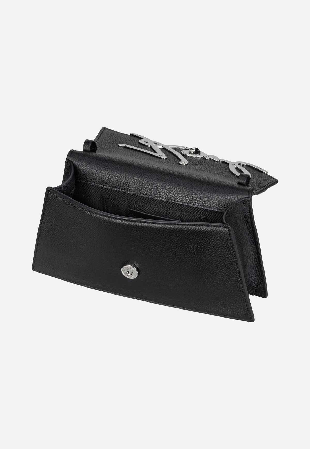 Karl Lagerfeld K/Signature 2.0 SP SHB Studs Black Evening Bag