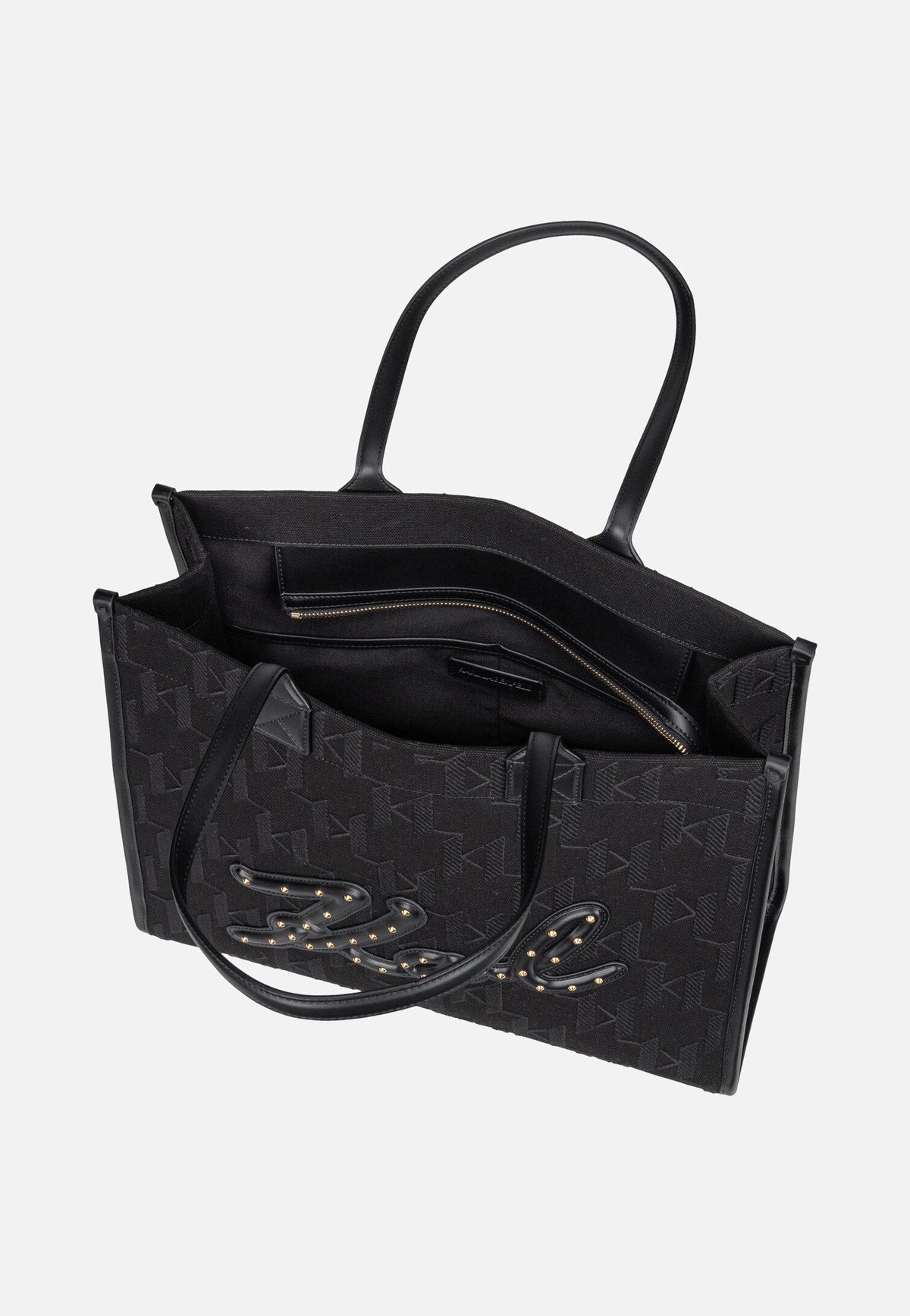 Karl Lagerfeld K/Skuare SP LG Monogram Black Shopper