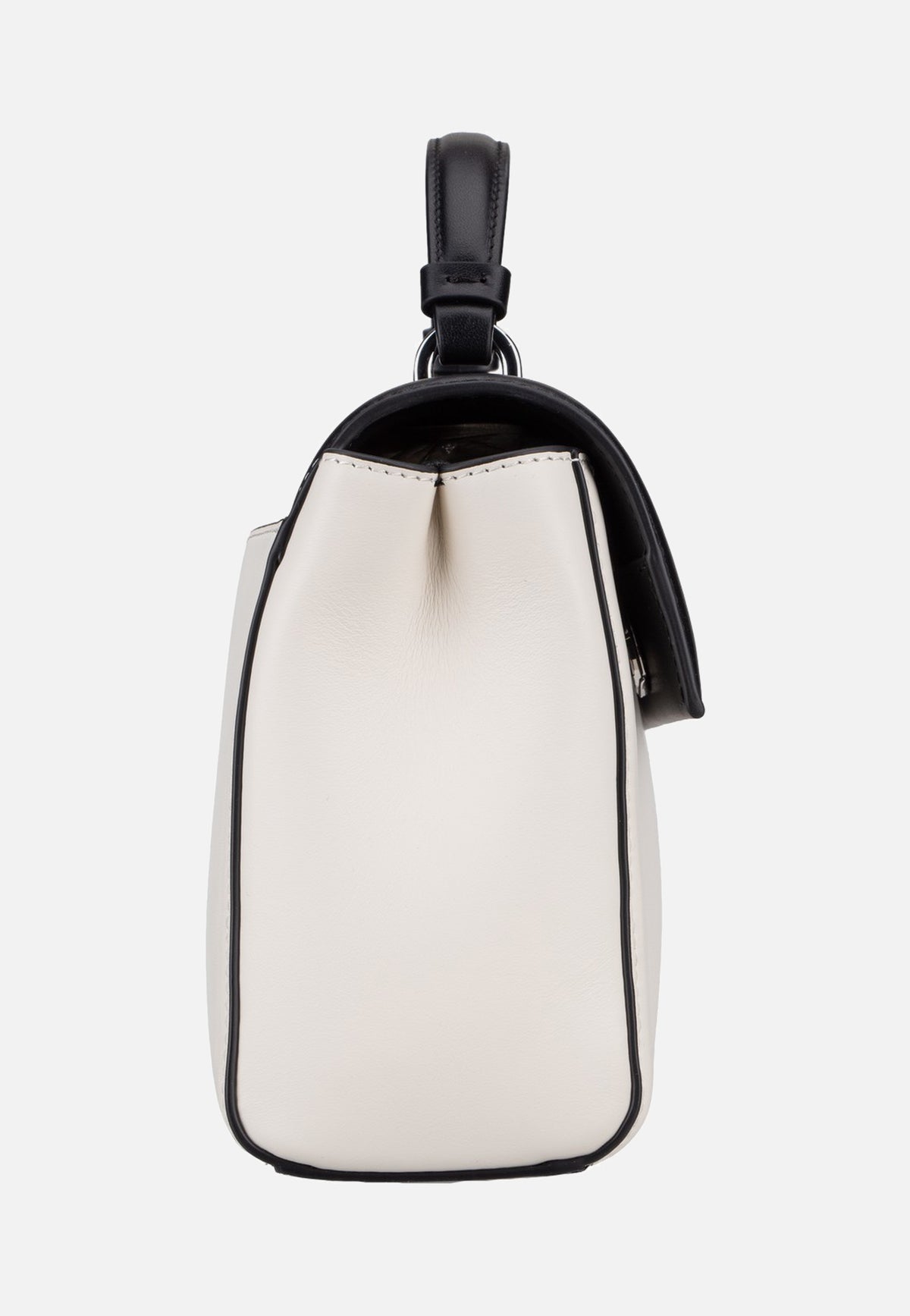 Karl Lagerfeld K/Autograph SM Top Handle Colorblock Black/White Handle Bag