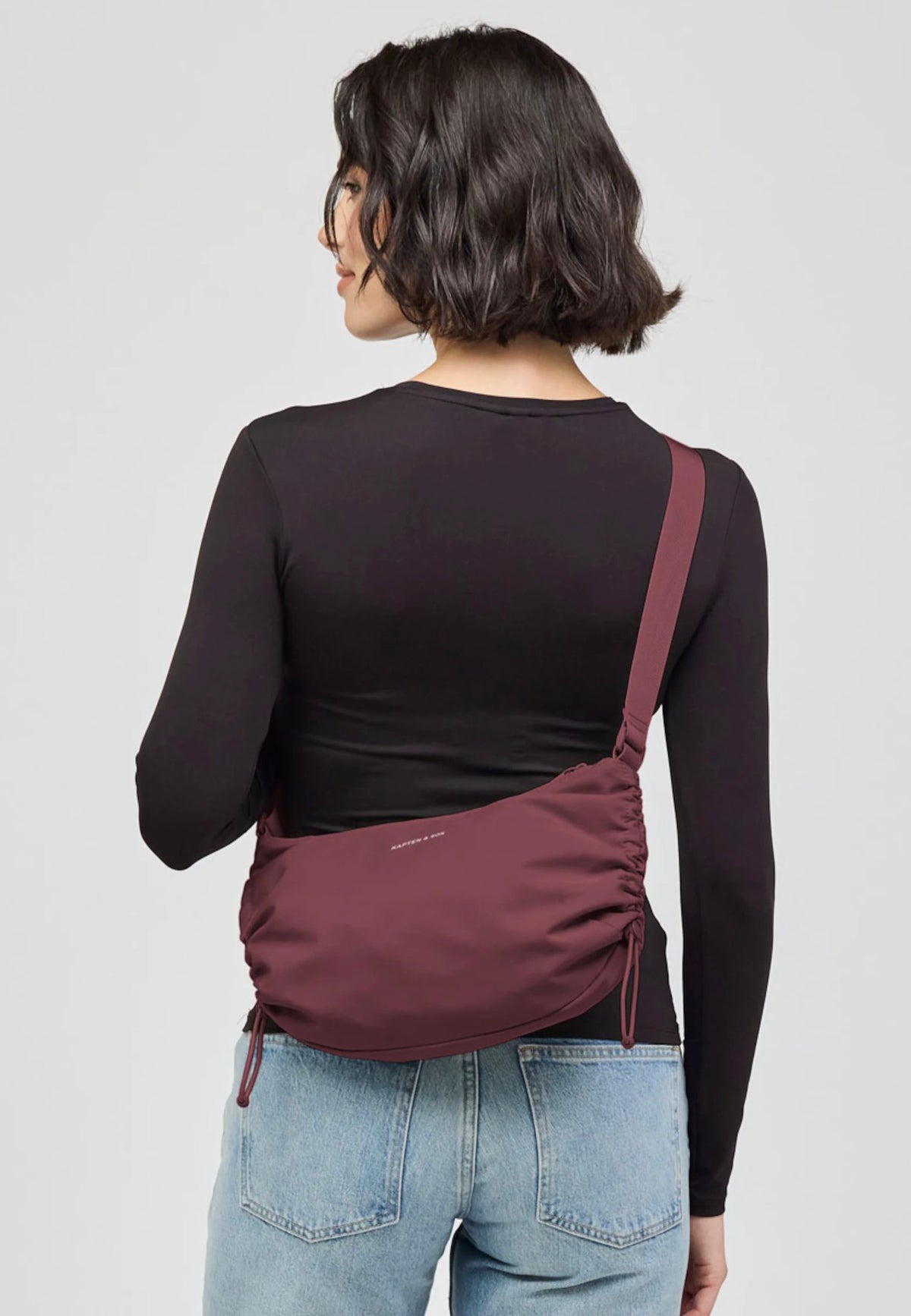 Kapten & Son Skara Small Burgundy Crossbody Bag