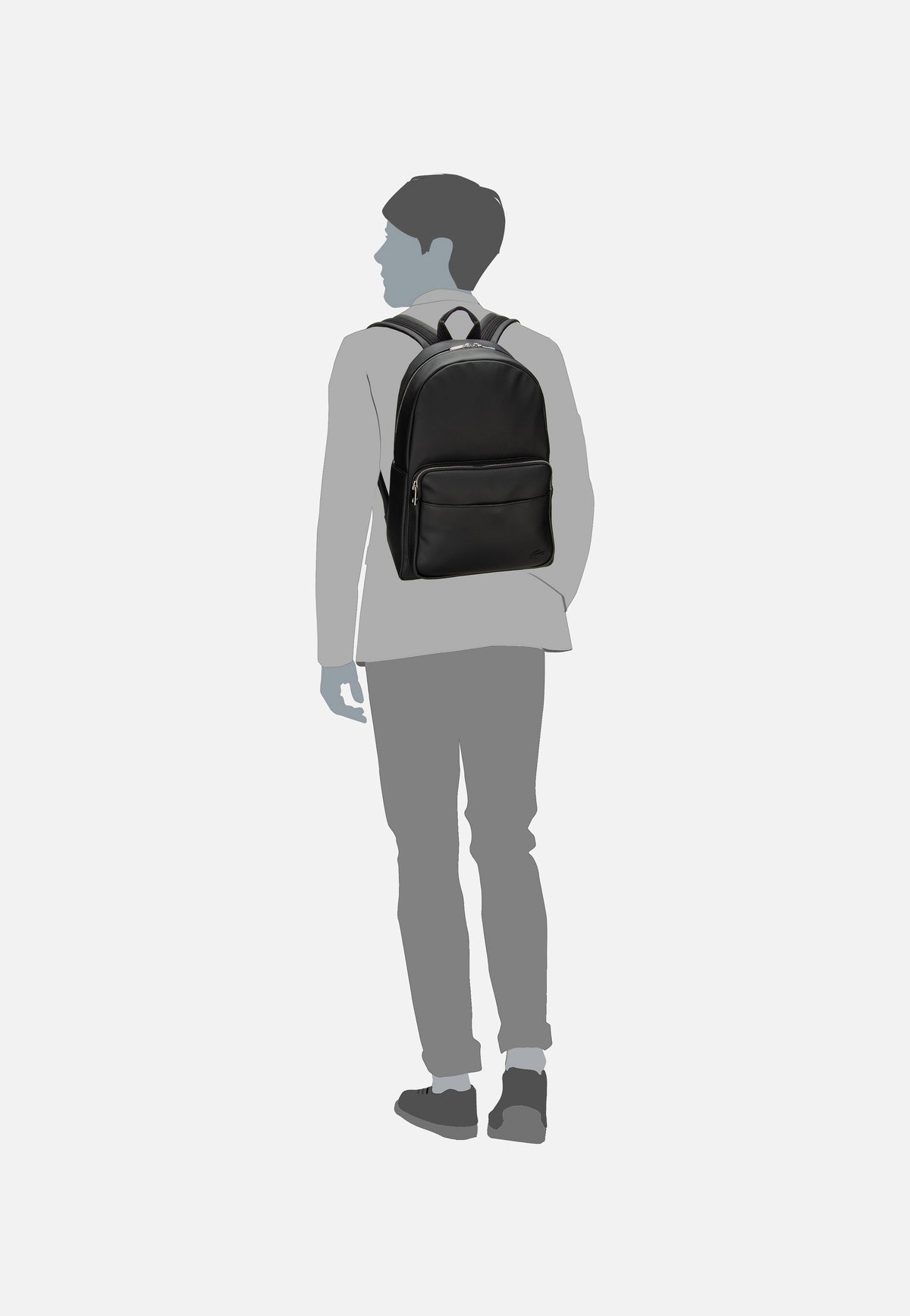 Lacoste Men's Classic 4430 Noir Rucksack