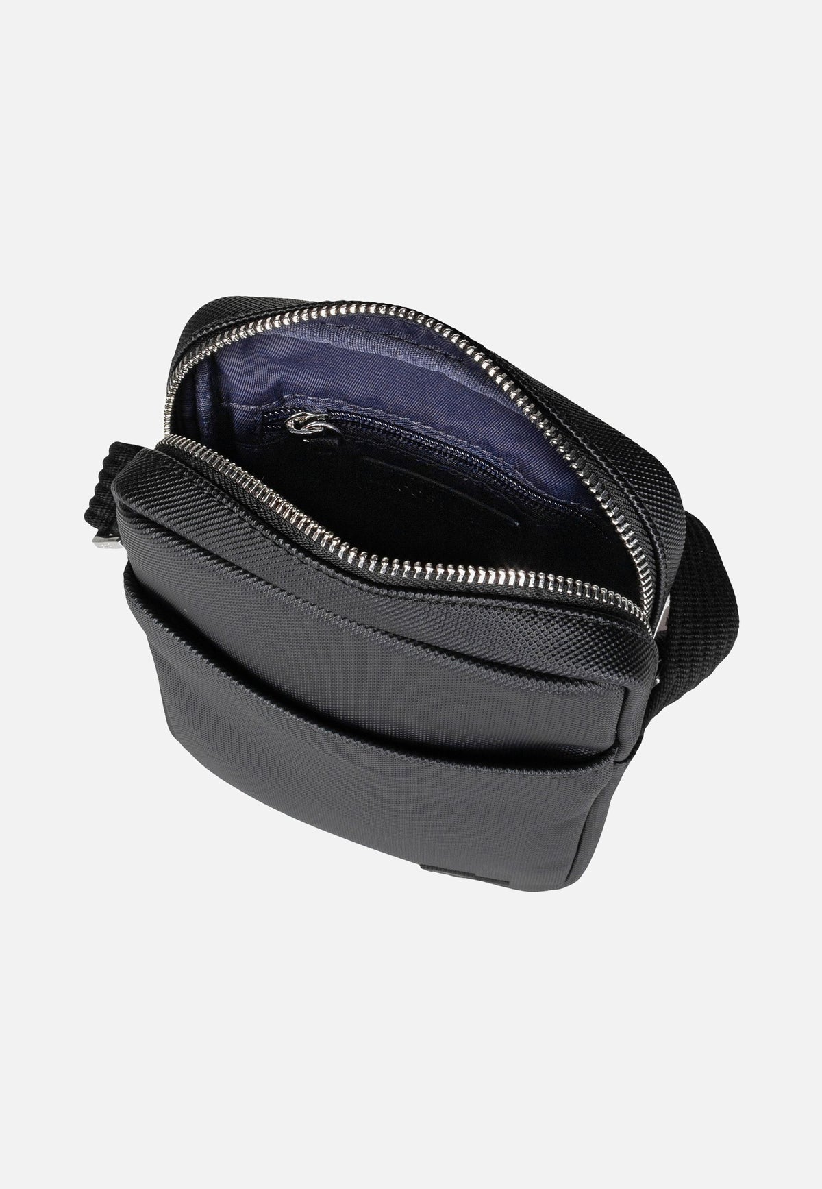 Lacoste Men's Classic Slimline NH4422H Black Crossbody Bag