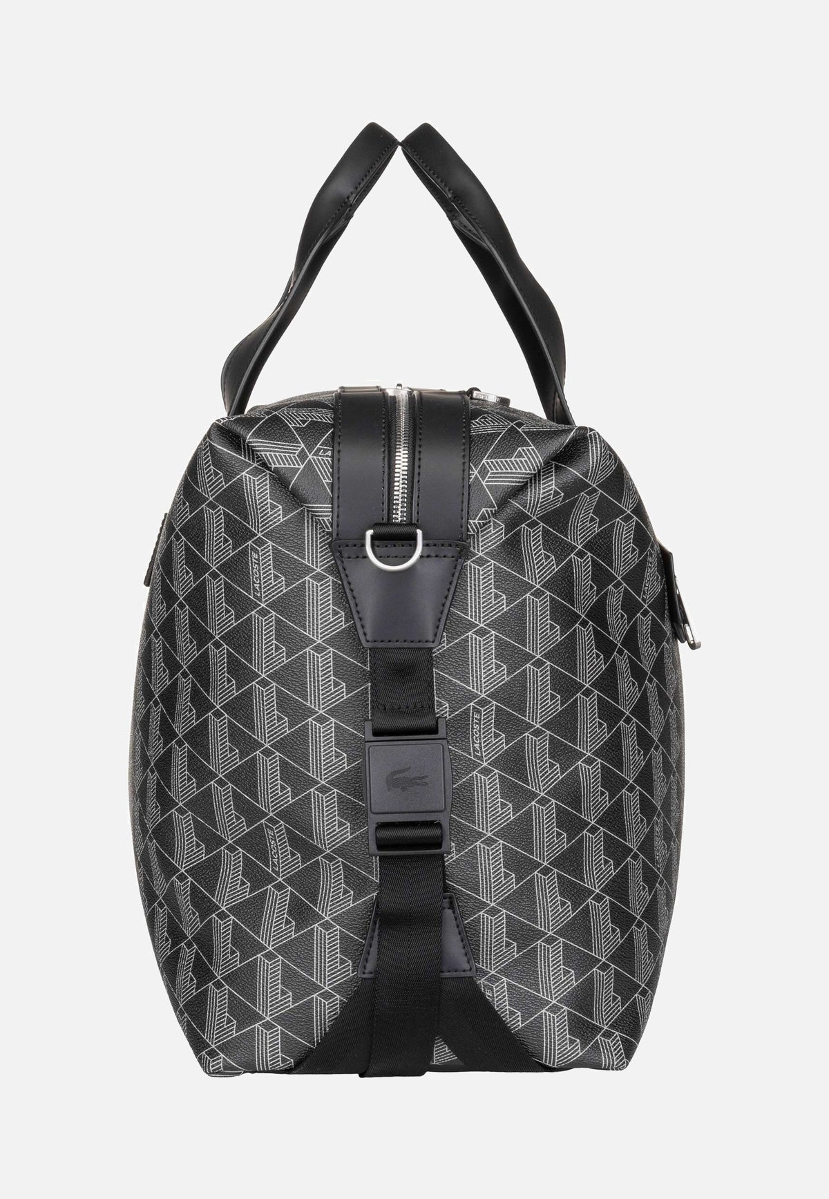 Lacoste The Blend Duffle Monogram Noir Gris Weekender