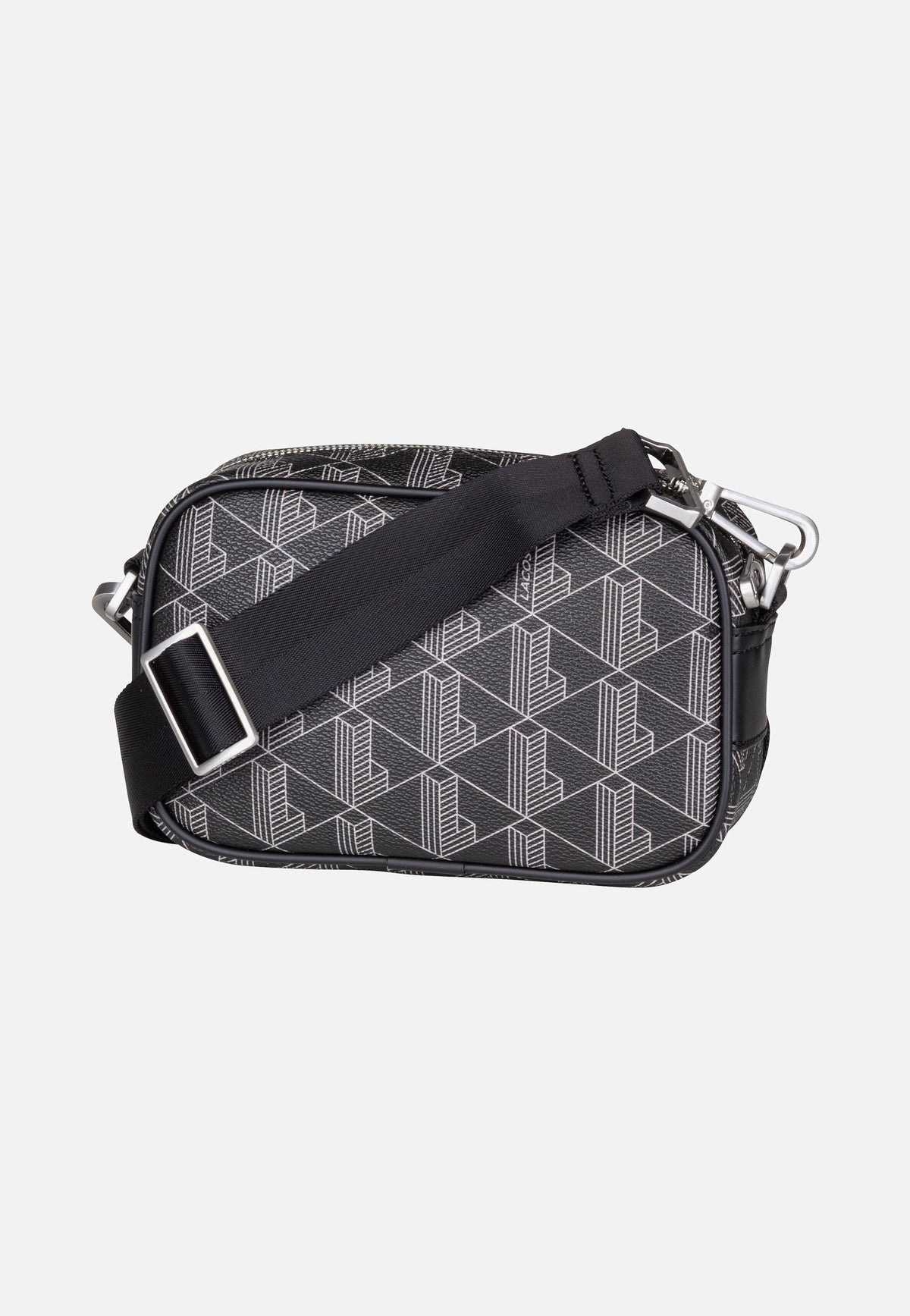 Lacoste The Blend Small NH3650LX Monogram Noir Gris Umhängetasche