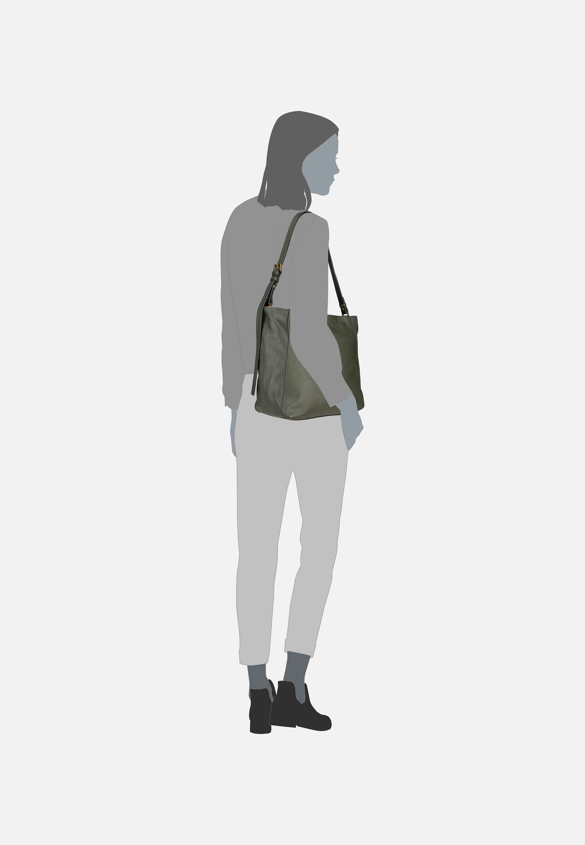 Liebeskind Berlin Chudy 2152102 Cypress Green Hobo Bag