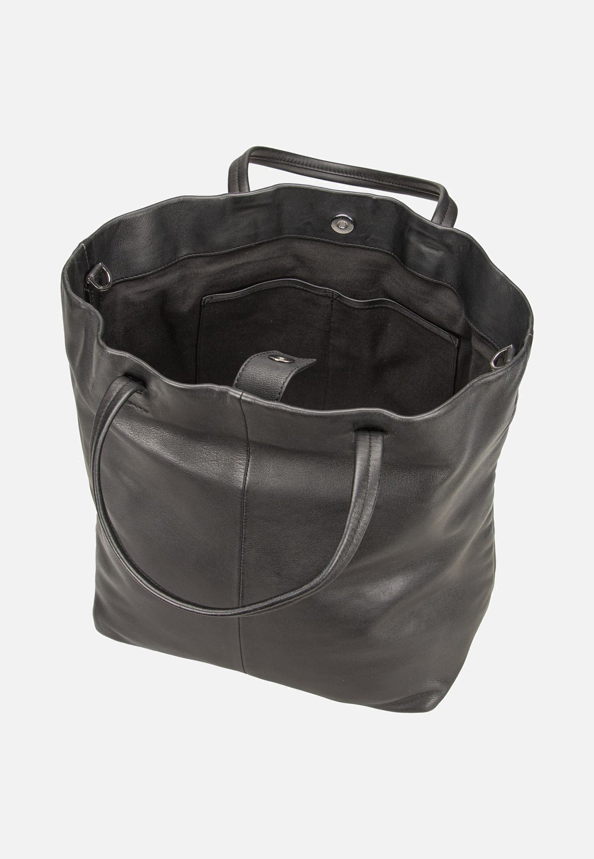 Liebeskind Berlin Hera L Sheep Natural Black Hobo Bag