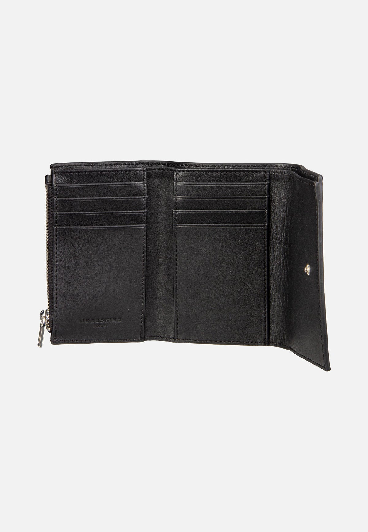 Liebeskind Berlin Linn M Sheep Natural Black Portemonnaie