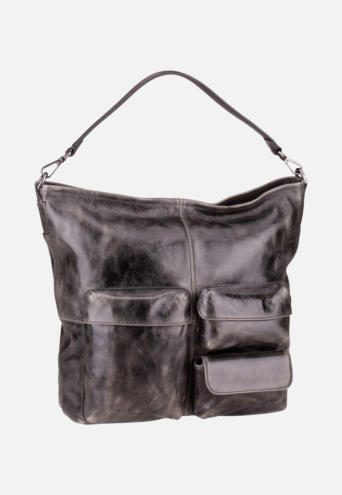 Liebeskind Berlin LK 204 Archive Lack M 2165295 Dark Stone Hobo Bag