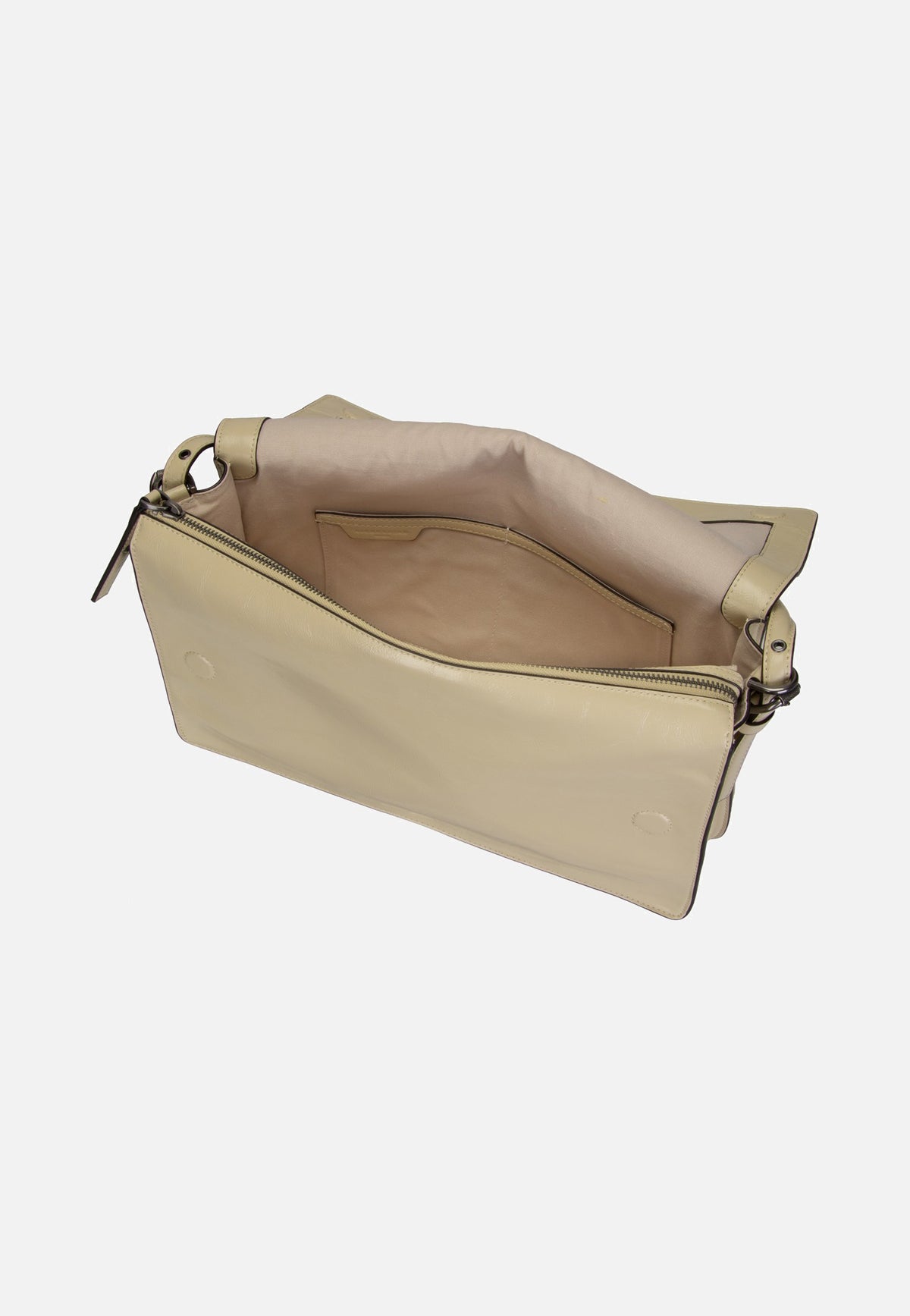 Liebeskind Berlin Audrey M Lack Distressed Biscotti  Shoulder Bag
