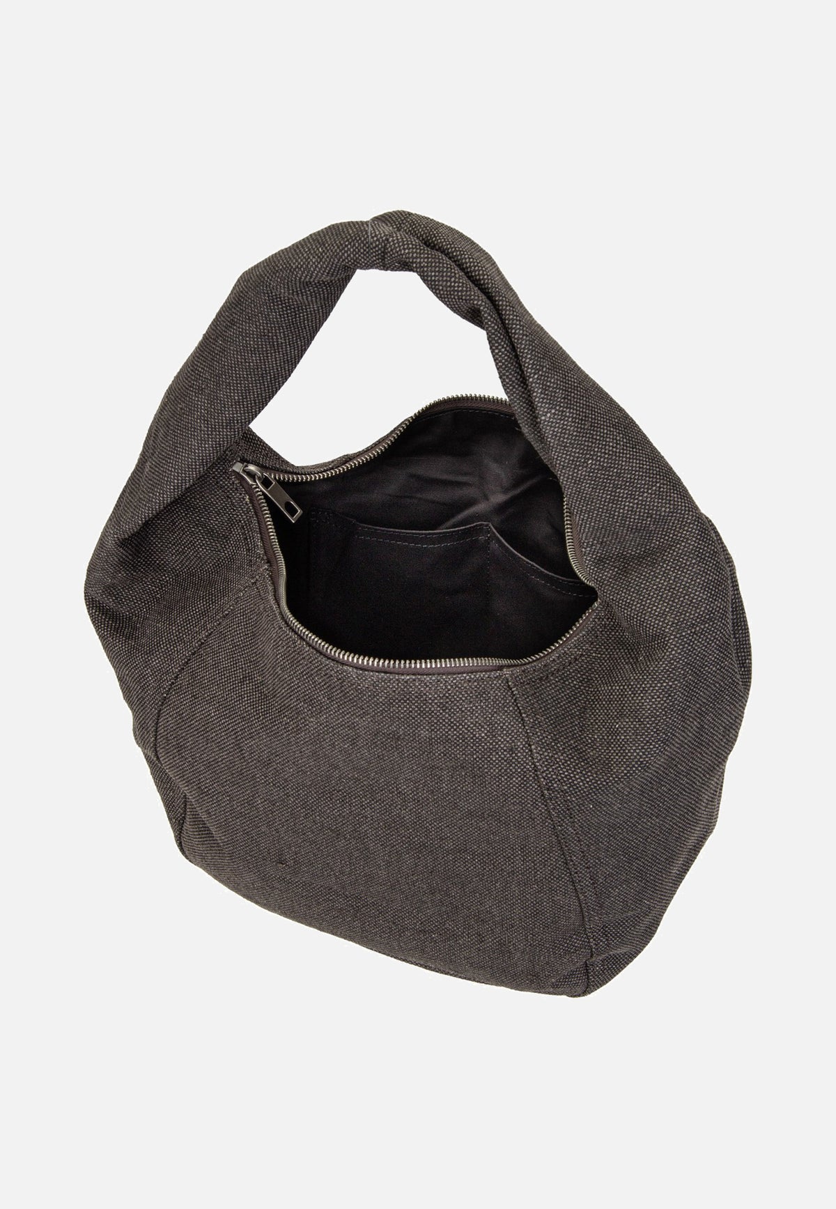 Liebeskind Berlin Farrah II Hobo M Heavy Canvas Washed Deep Soil Hobo Bag