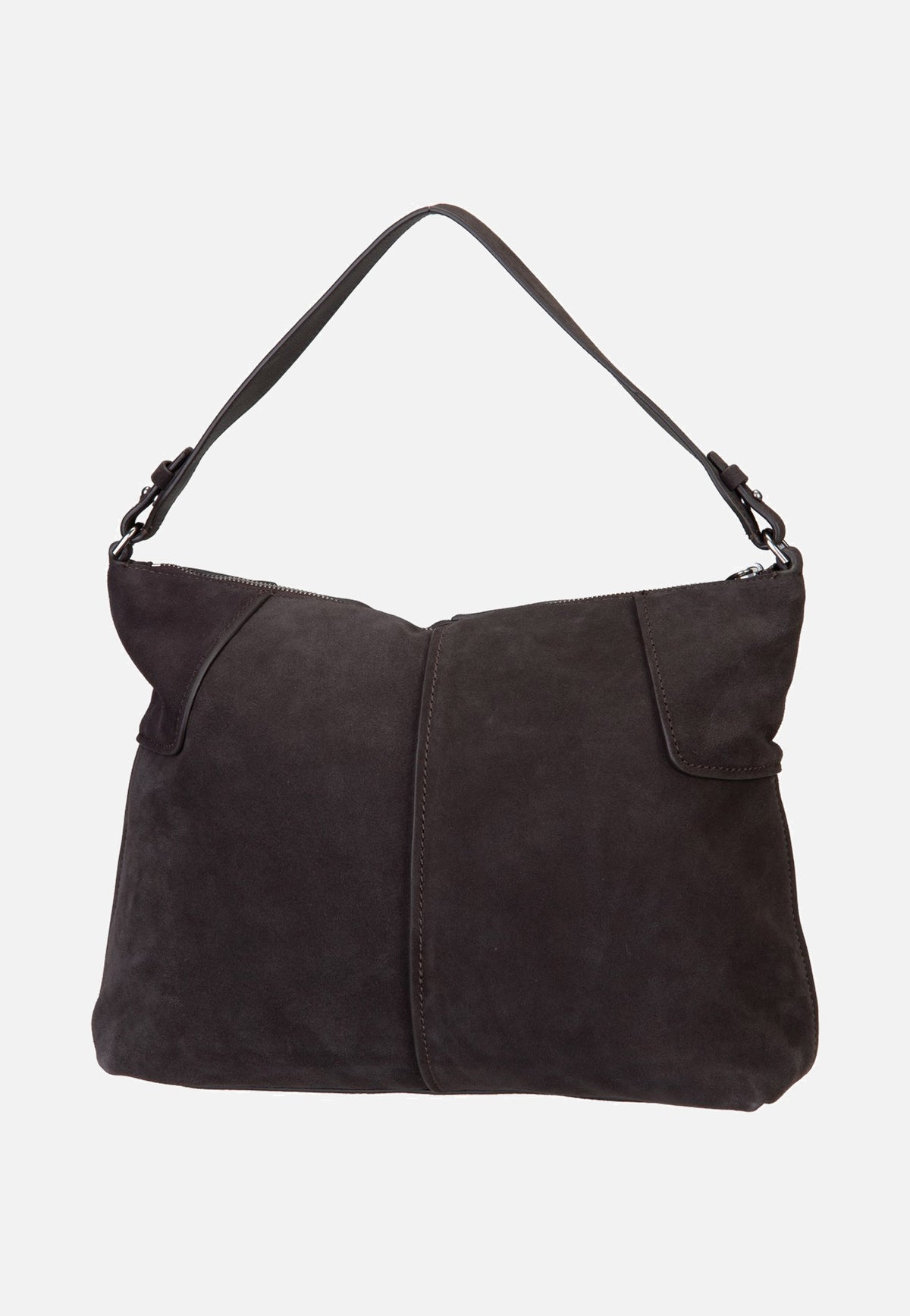 Liebeskind Berlin Mila Hydro Suede Deep Soil Hobo Bag