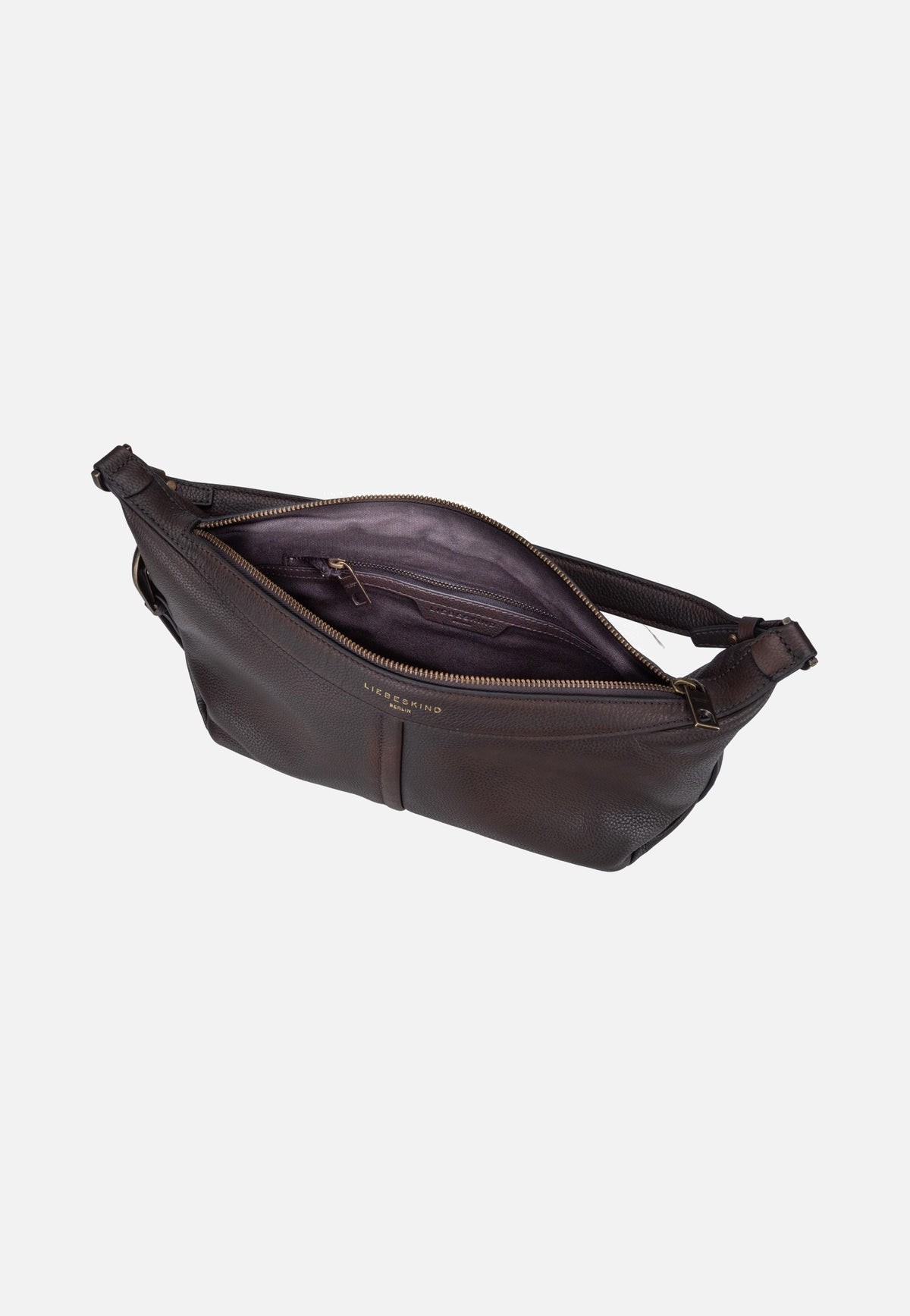 Liebeskind Berlin Paris II Hobo S Vintage Pebble Deep Soil Hobo Bag