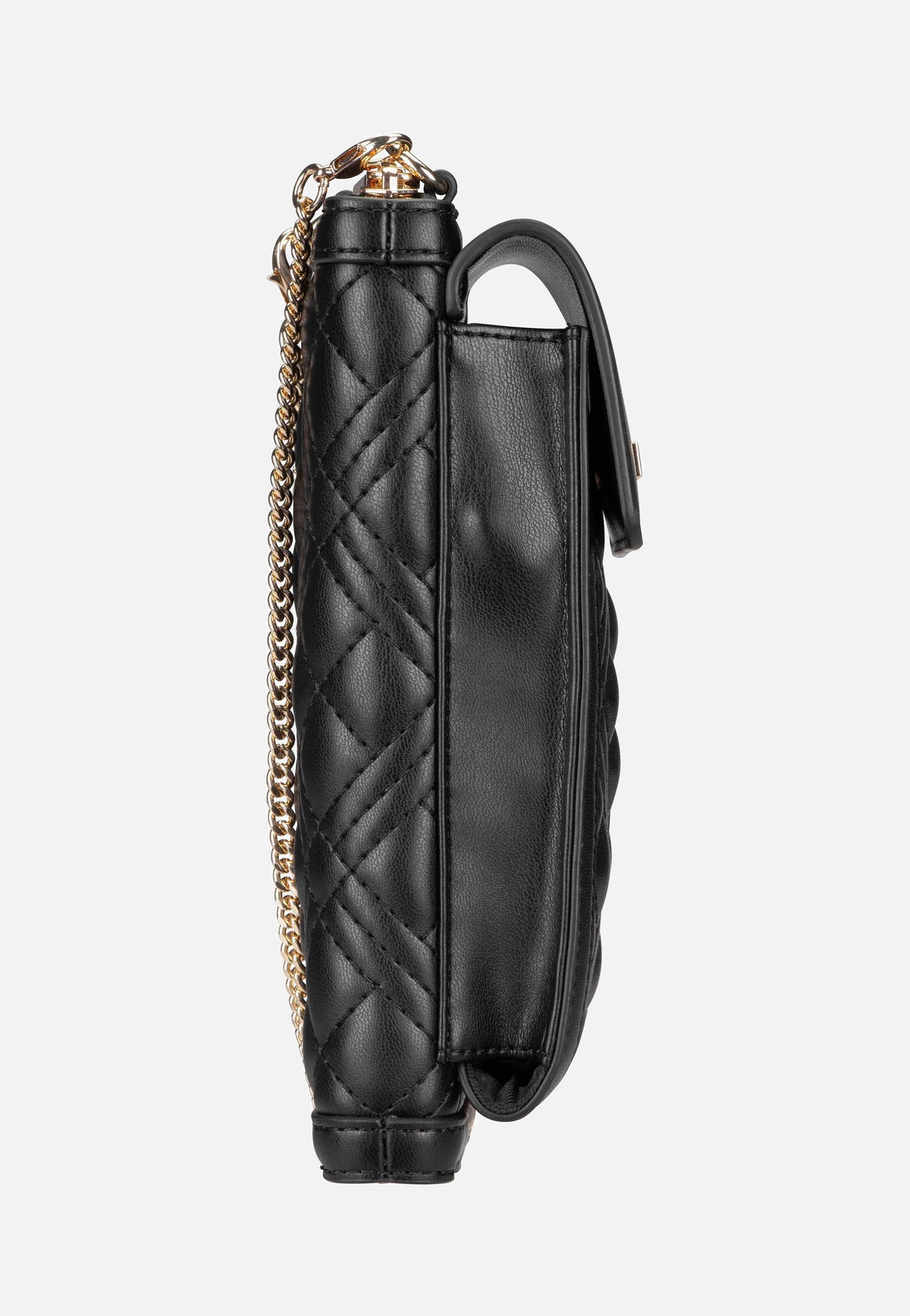 Love Moschino SLG Quilted 5682 Black Galvanica Oro Handytasche