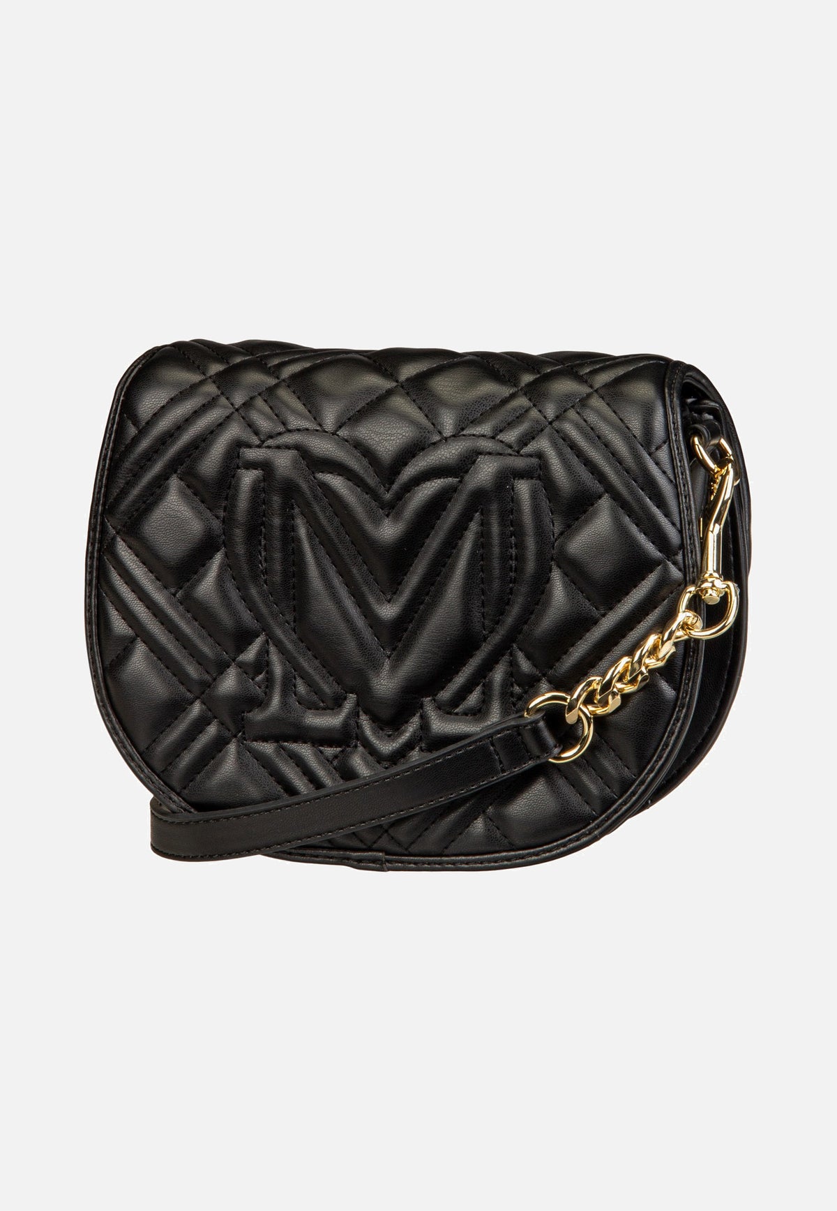 Love Moschino Quilted Bag 4112 Black/Gold Umhängetasche