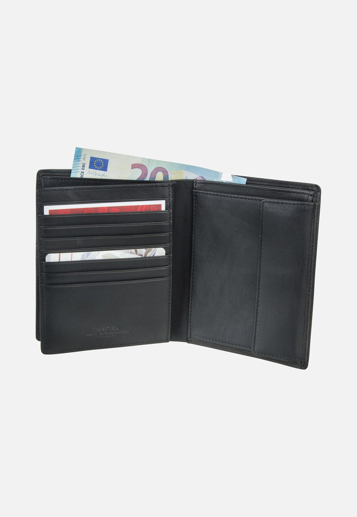 Maître F3 Heinbert Billfold V14 Black Portemonnaie
