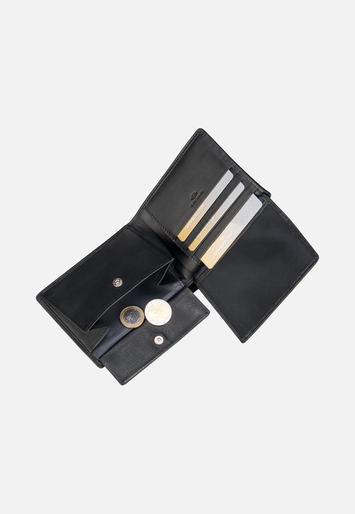Maître Hundsbach Galbert Billfold H10 Black Portemonnaie