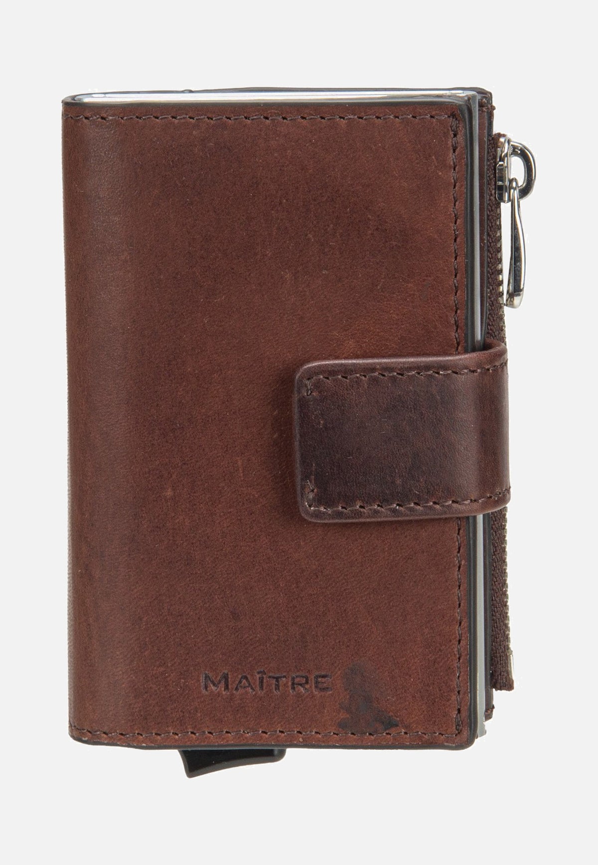 Maître Birkheim C-Four E-Cage SV8 Darkbrown Portemonnaie