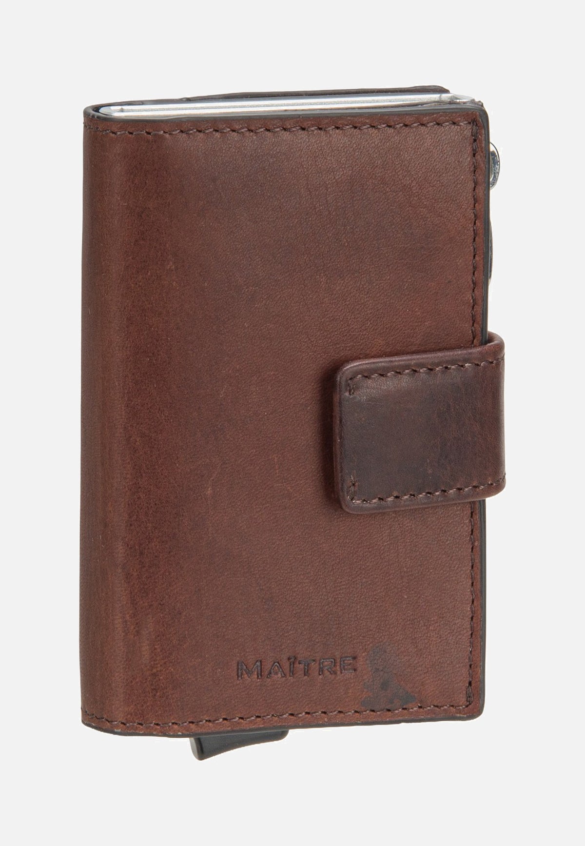 Maître Birkheim C-Four E-Cage SV8 Darkbrown Portemonnaie