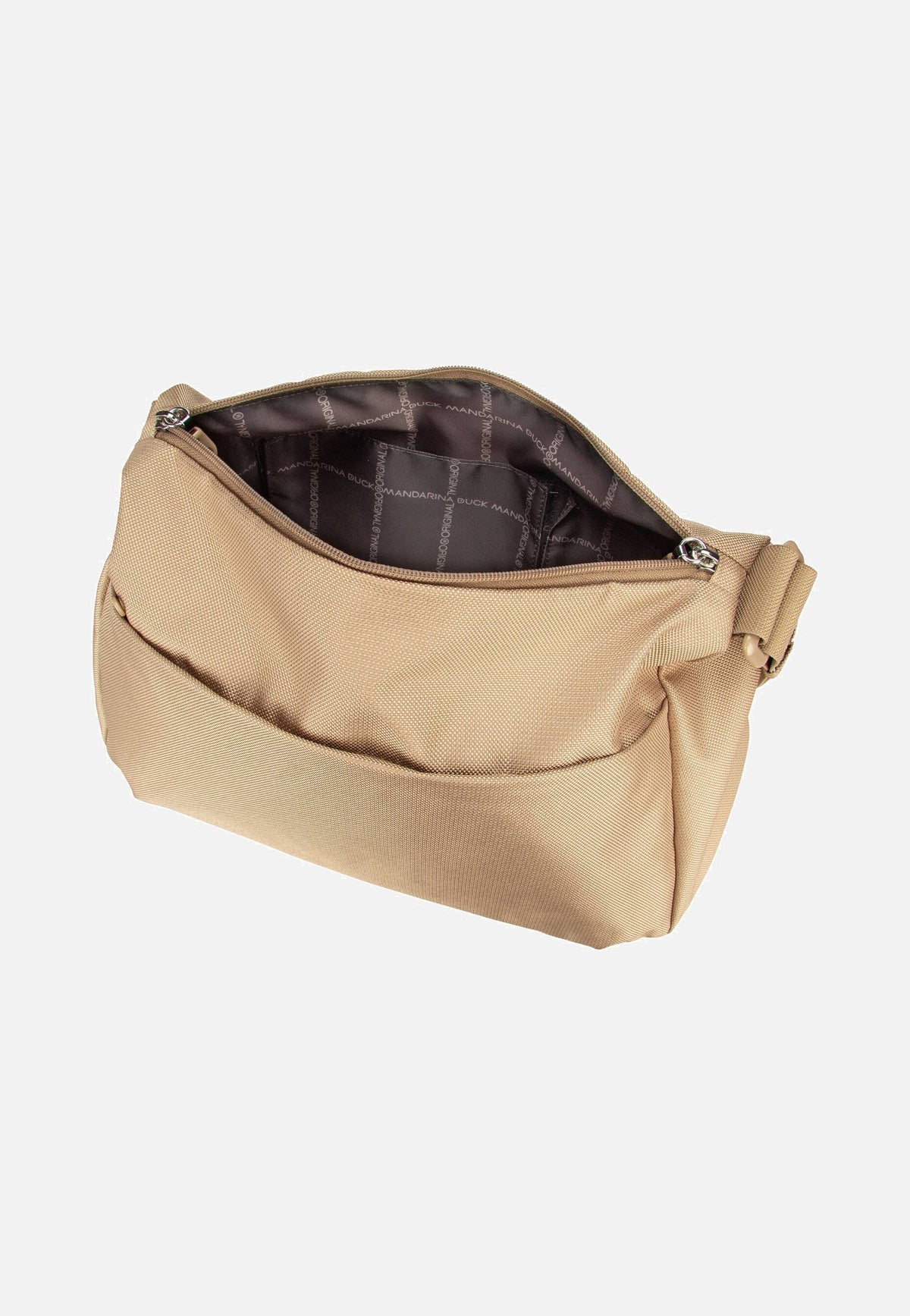 Mandarina Duck MD20 QMT16 Warm Taupe Hobo Bag