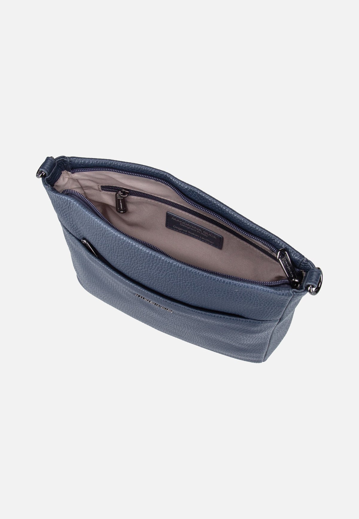 Mandarina Duck Mellow Leather Squared FZT17 Dress Blue Crossbody Bag