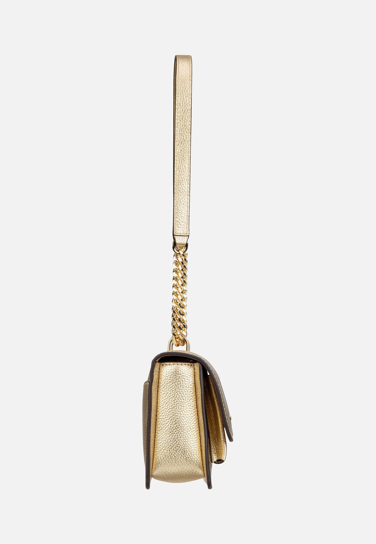 Michael Kors Claire SM Xbody Pebble Pale Gold Abendtasche