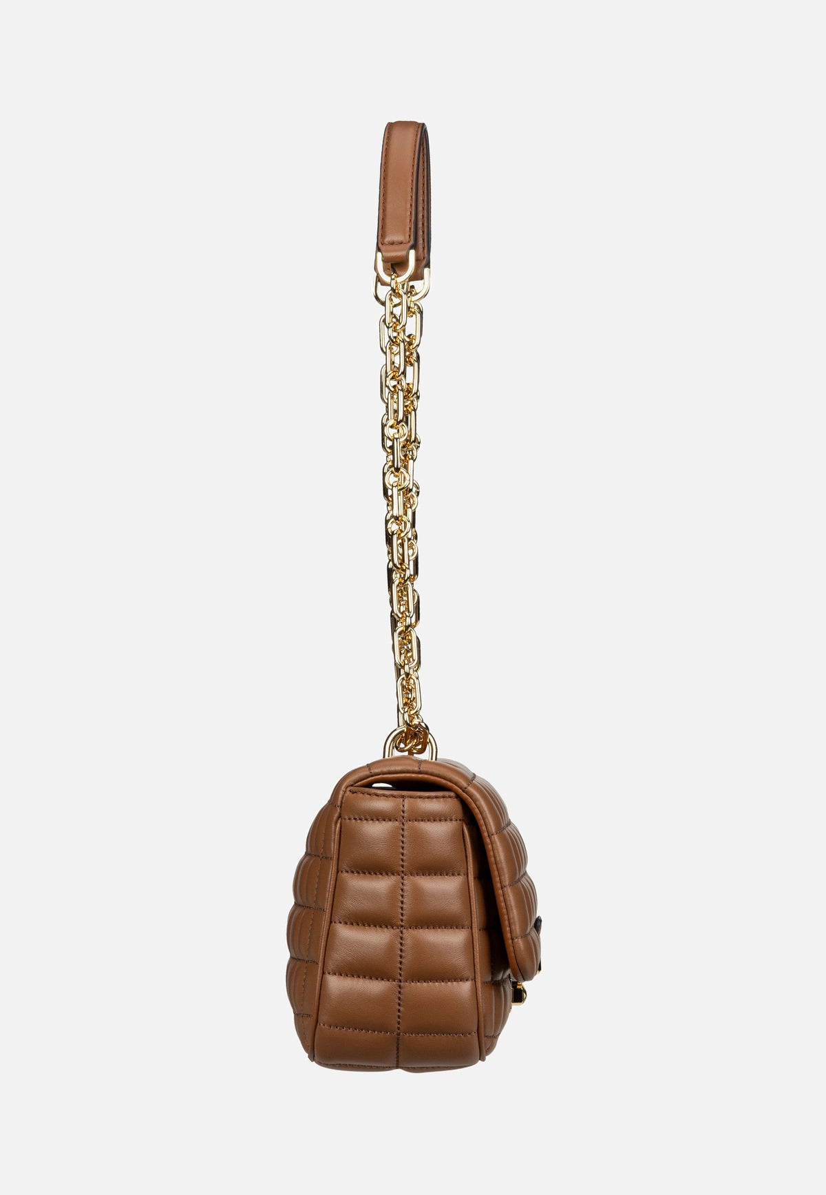 Michael Kors Tribeca LG Conv Chain Shoulder Costa Luggage Abendtasche
