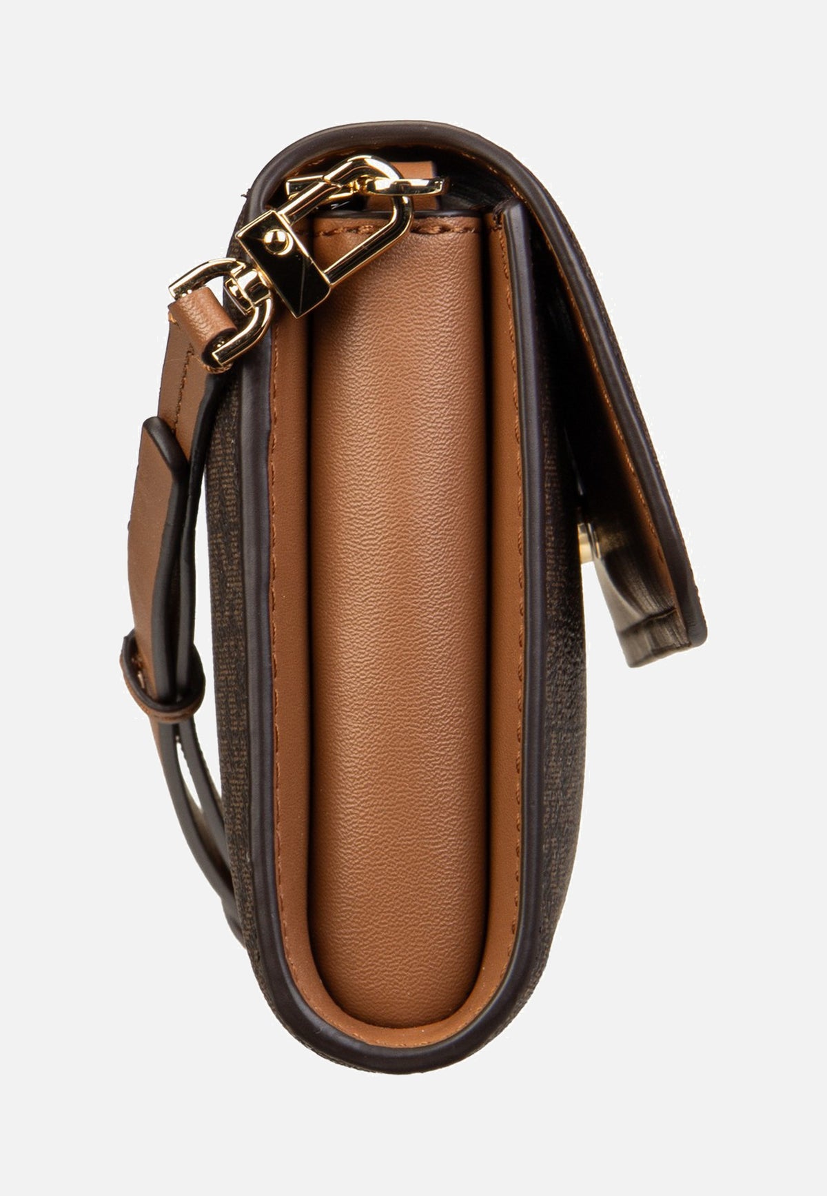 Michael Kors Jet Set SM Ew Flap Crossbody Brown/Acorn Abendtasche