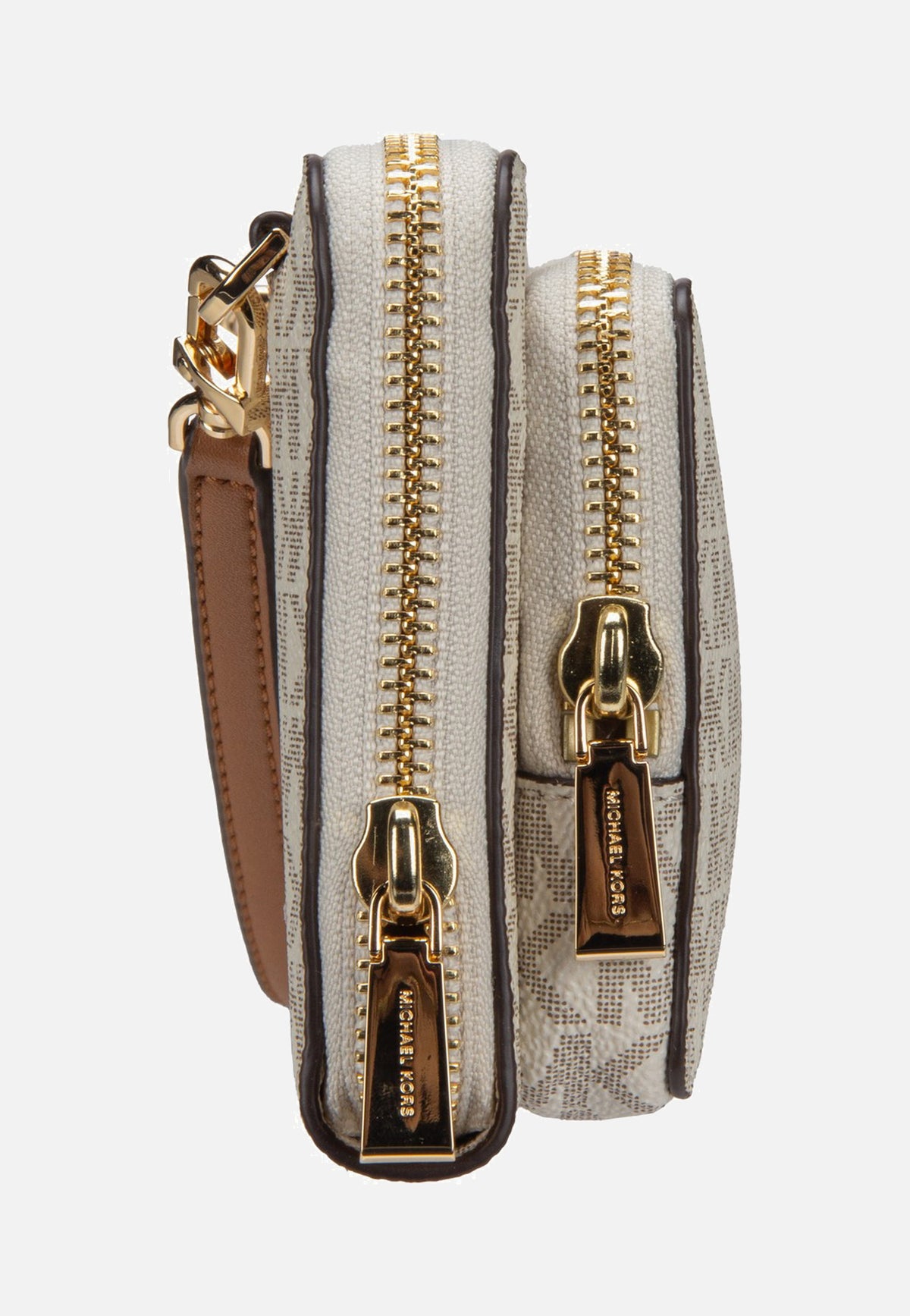 Michael Kors Jet Set LG Continental Xbody Vanilla/Acorn Abendtasche