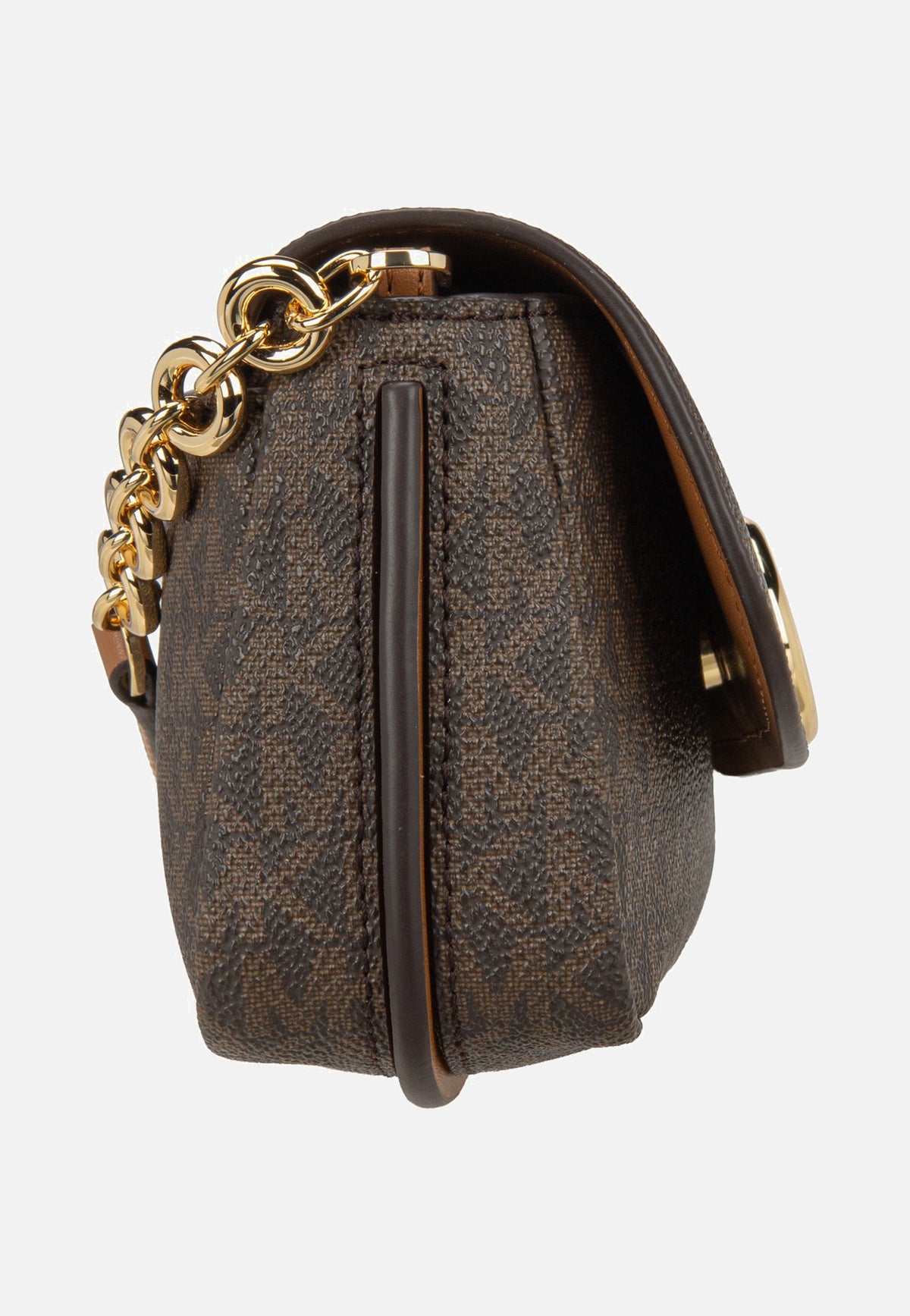 Michael Kors Nolita SM Flap Chain Xbody Brown/Acorn Abendtasche