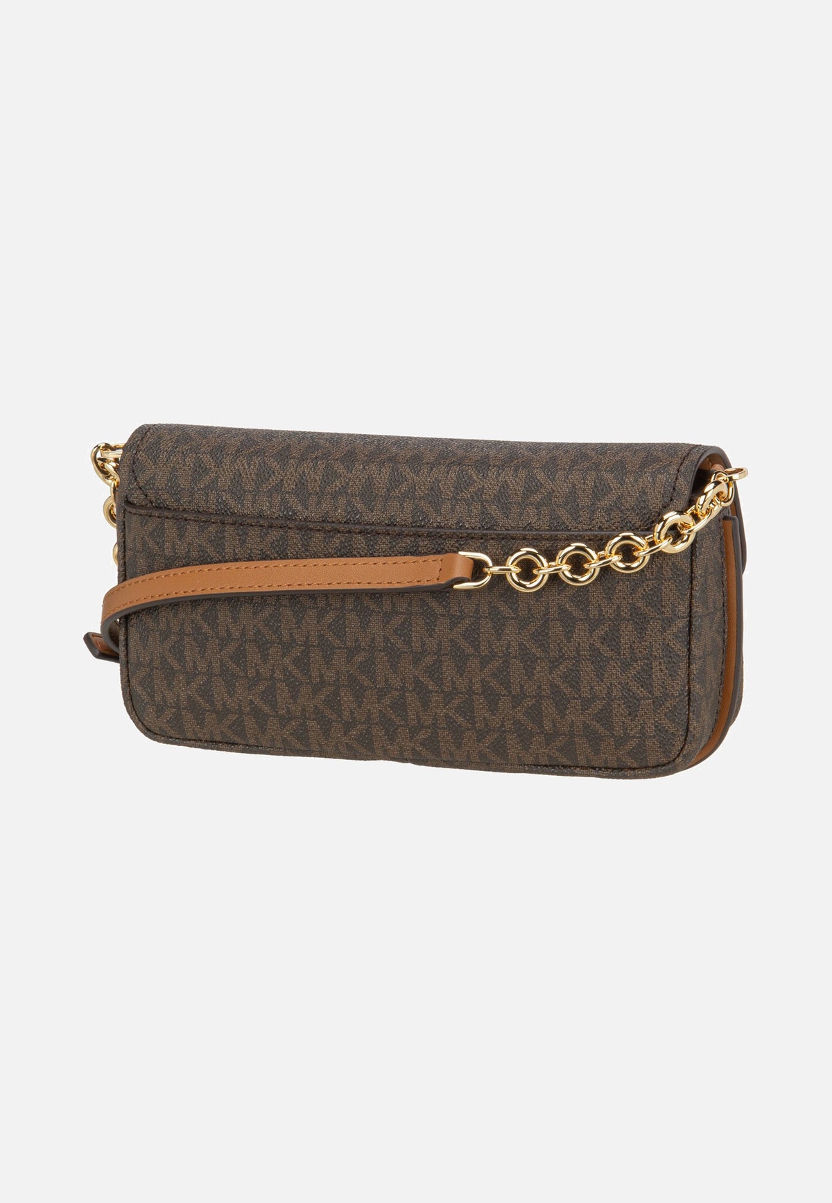 Michael Kors Nolita SM Flap Chain Xbody Brown/Acorn Abendtasche