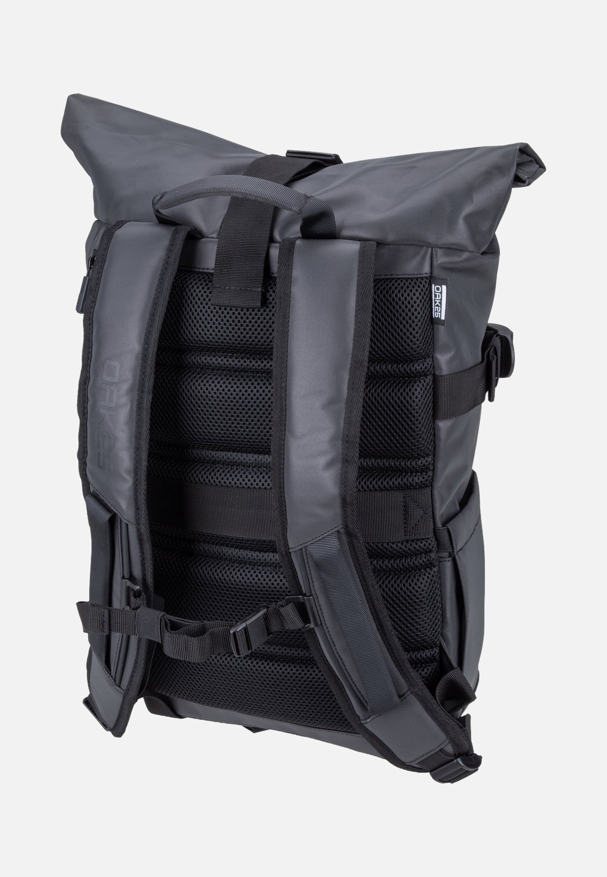 OAK25 LumoSense Rolltop Lite Black Rolltop Rucksack