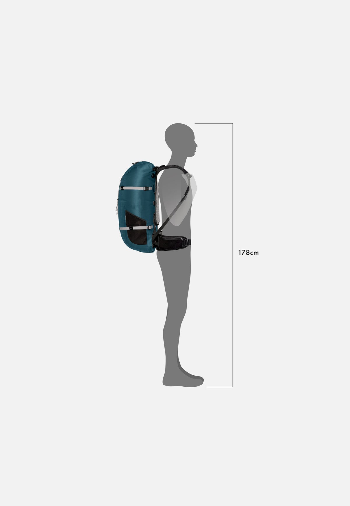 ORTLIEB Atrack 35L Petrol Reiserucksack
