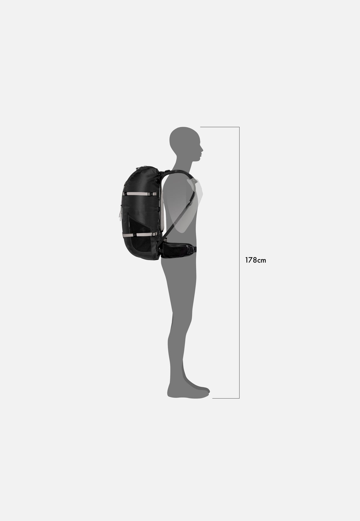 ORTLIEB Atrack 35L Schwarz Reiserucksack