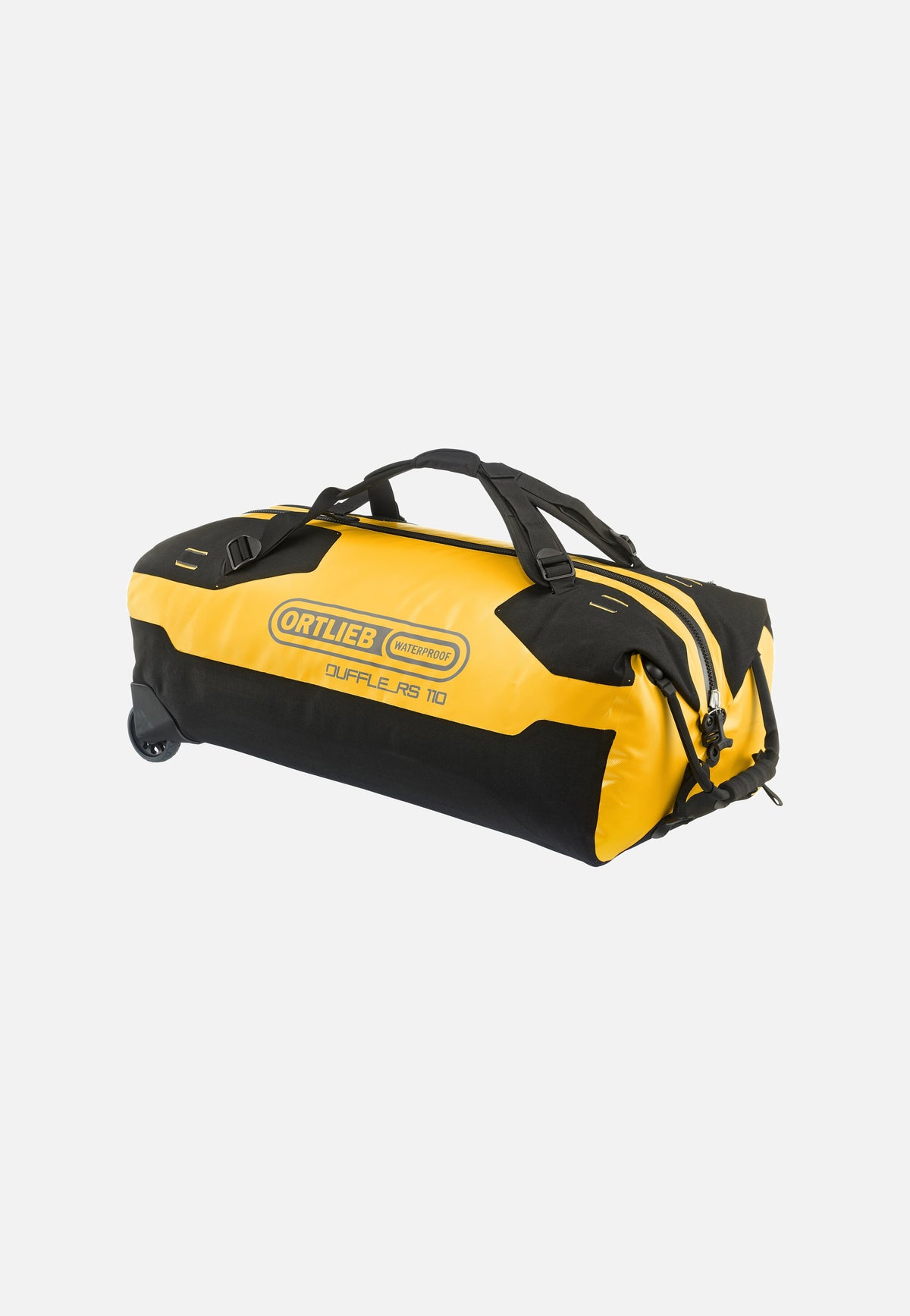 ORTLIEB Duffle RS 110L Sonnengelb Schwarz Reisetasche mit Rollen