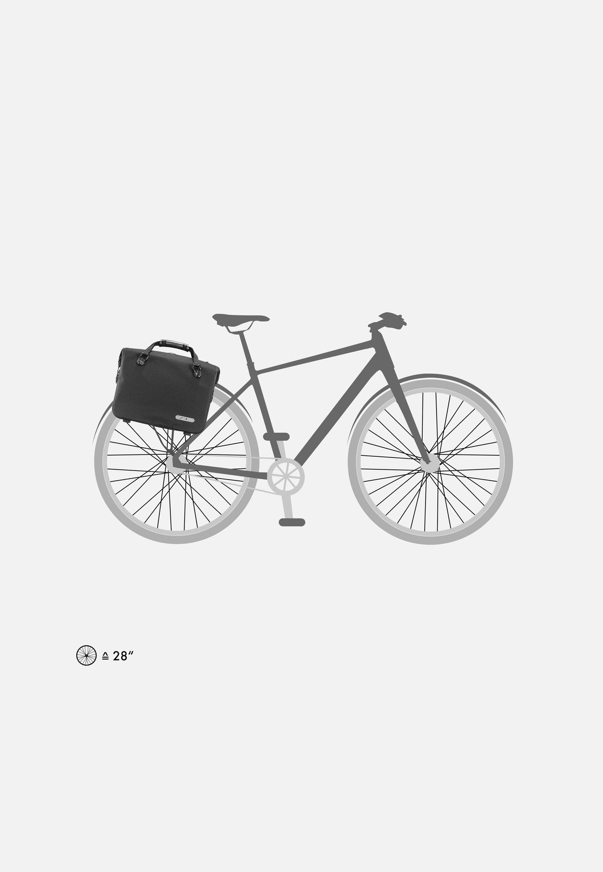 ORTLIEB Office-Bag 21 High Visibility QL3.1 Black Reflective Fahrradtasche