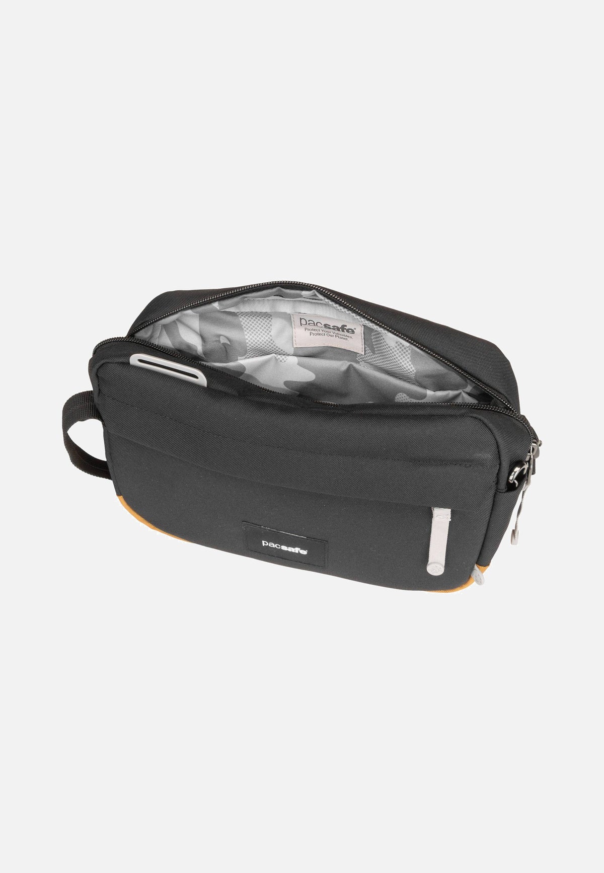 Pacsafe GO Jet Black Crossbody Bag