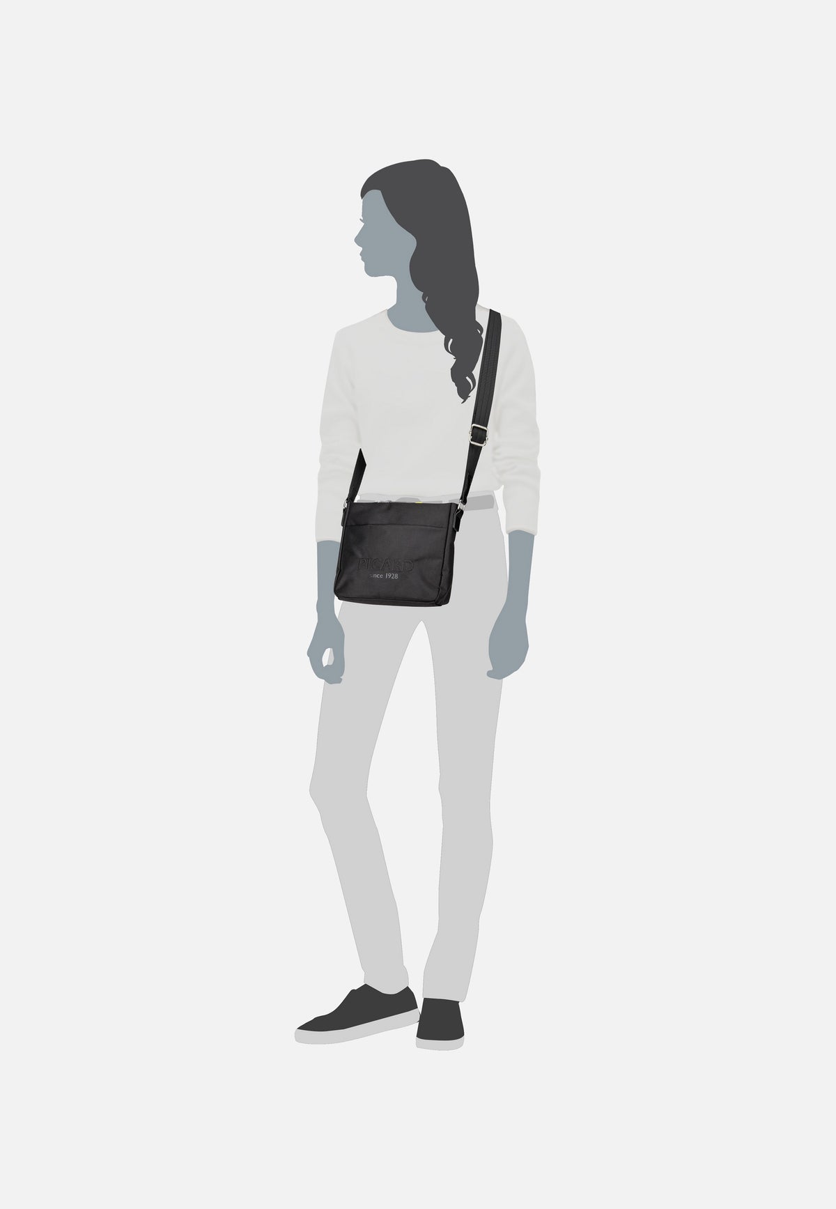 Picard Lucky One 3241 Schwarz Crossbody Bag
