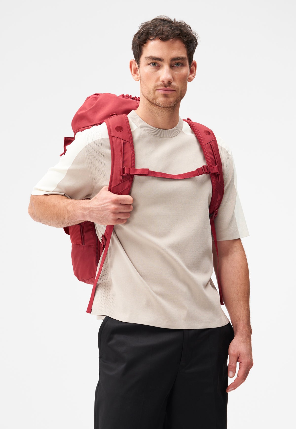 pinqponq Blok Large Sienna Red Reiserucksack