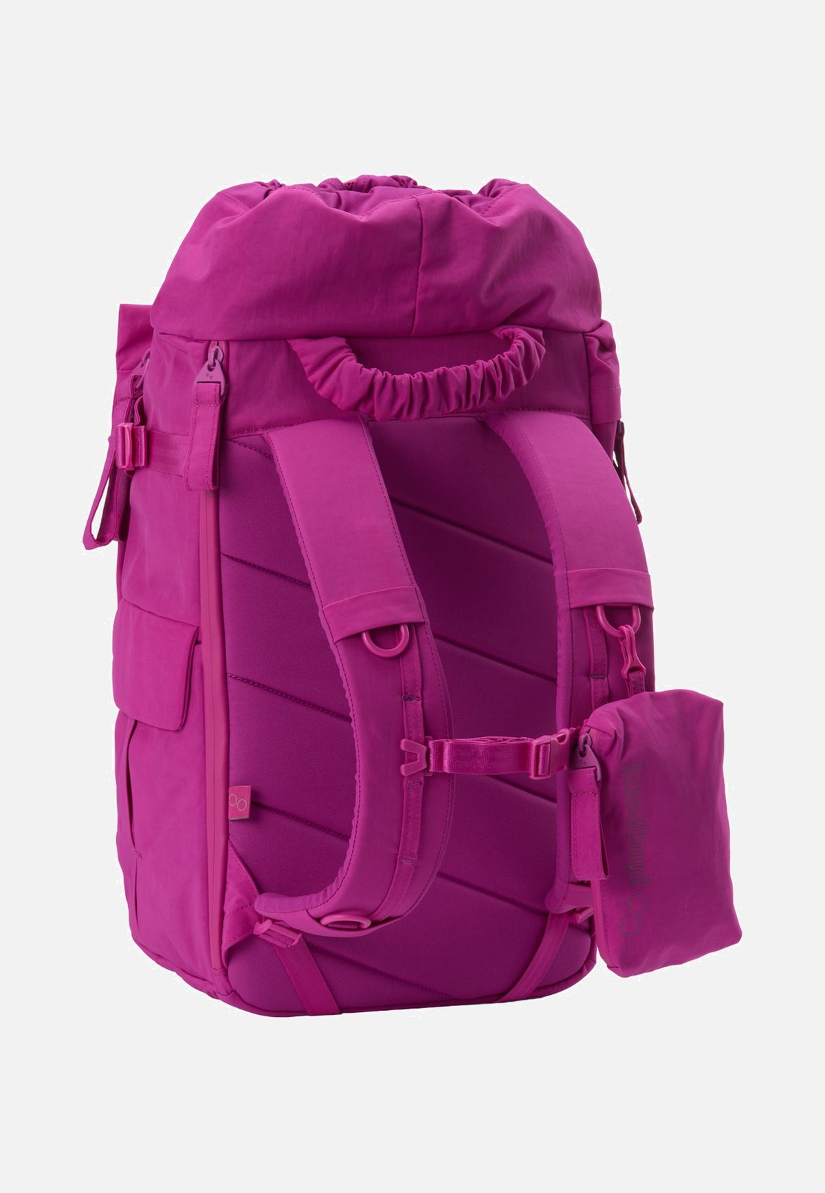 pinqponq Blok Medium Crinkle Fuchsia Rucksack