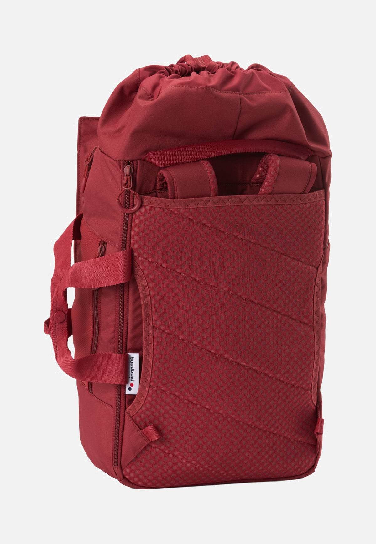 pinqponq Blok Medium Sienna Red Reiserucksack
