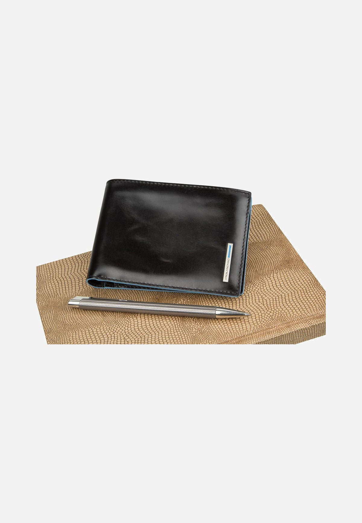 Piquadro Blue Square 1392 RFID Nero Portemonnaie