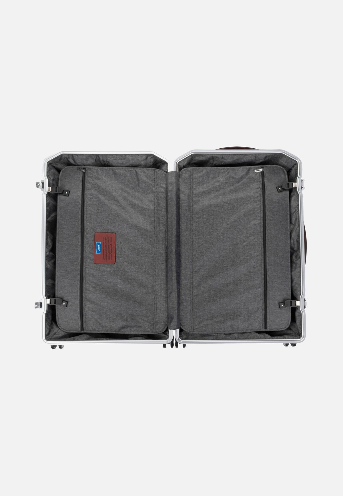 Piquadro PQ Alu Big Size Spinner Grigio-Cuoio Koffer