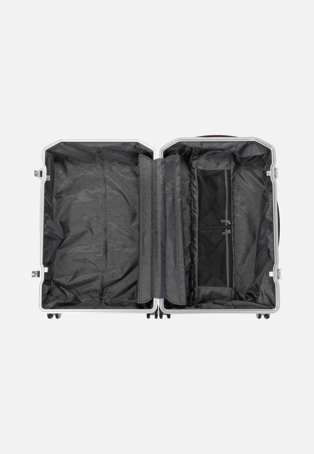 Piquadro PQ Alu Medium Size Spinner Grigio-Cuoio Koffer