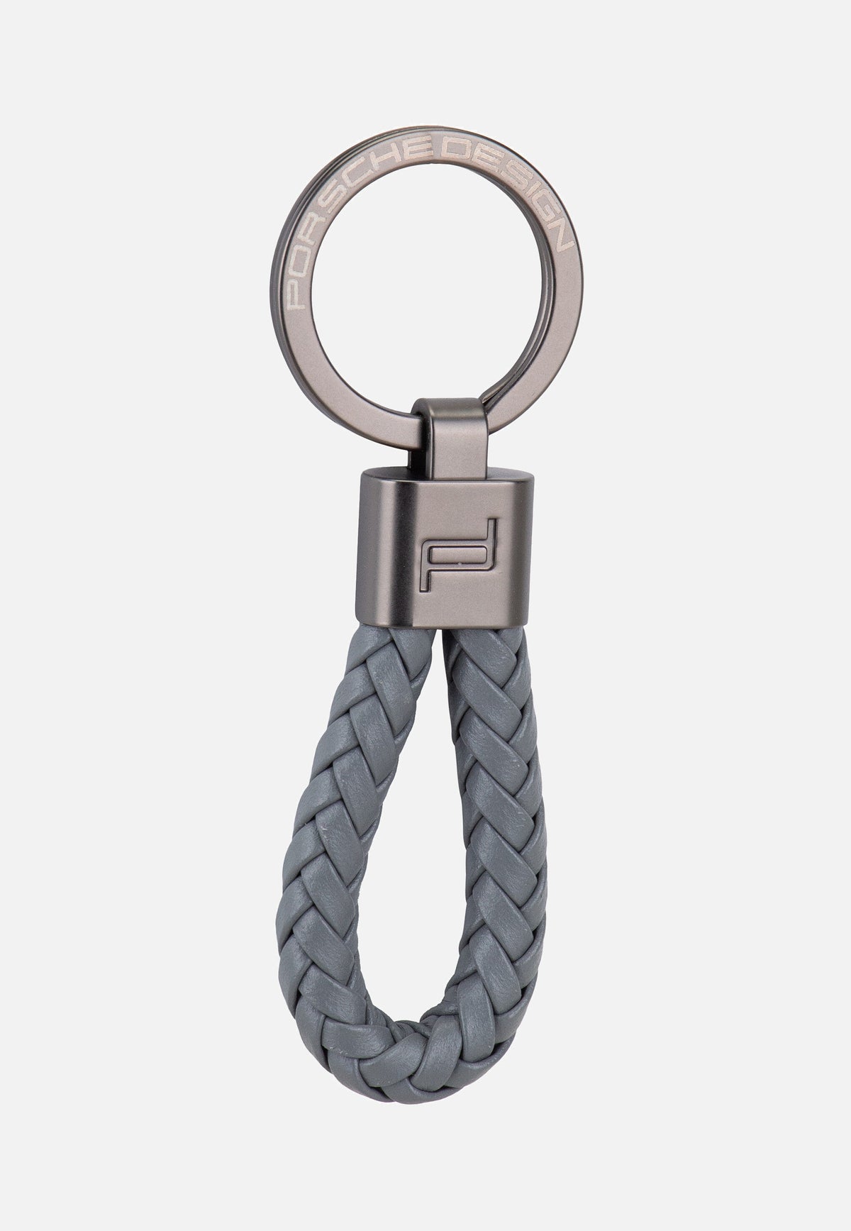 Porsche Design Keyring Leather Cord 28807 Anthracite Keychain