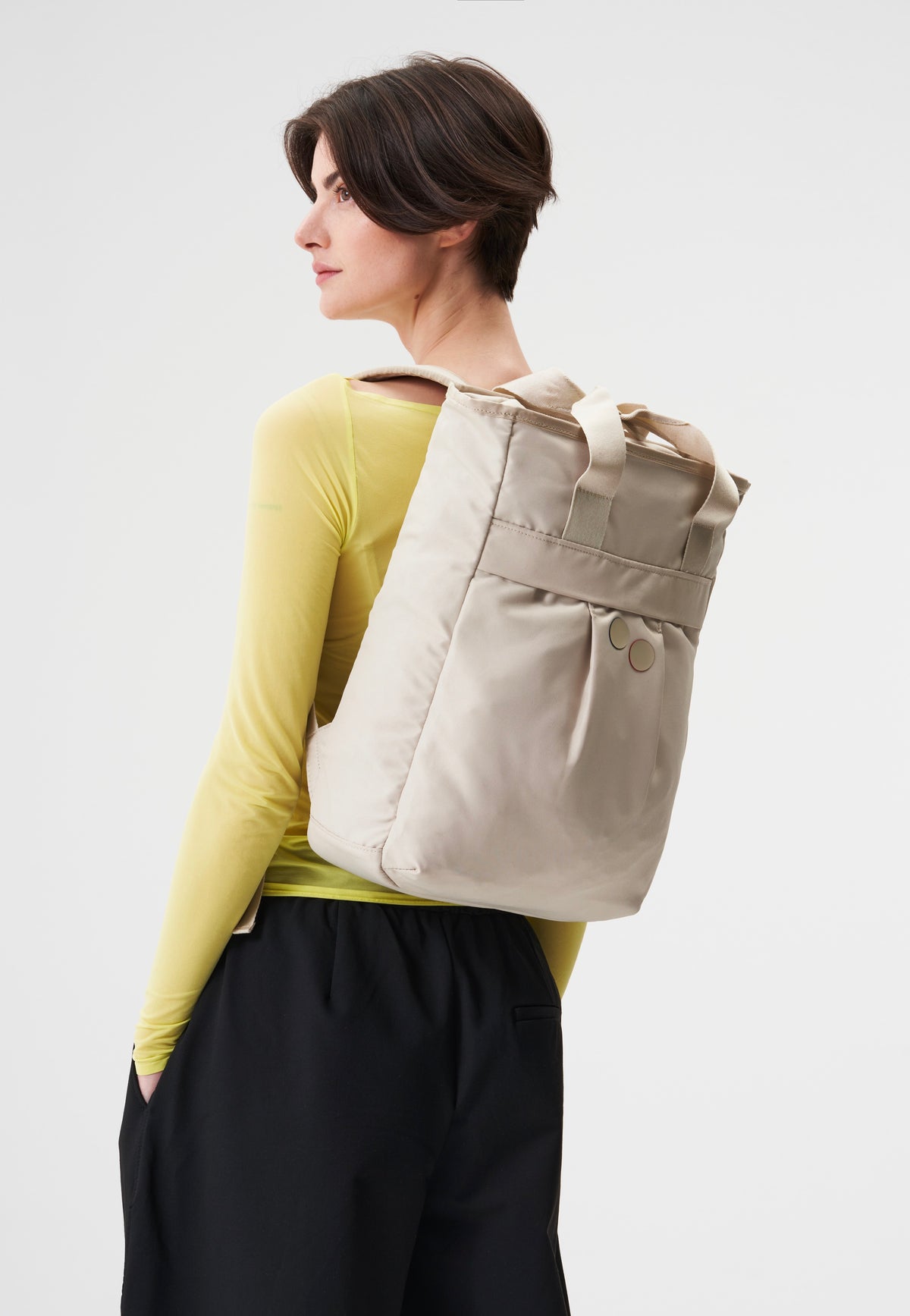 pinqponq Komo Cliff Beige Rucksack