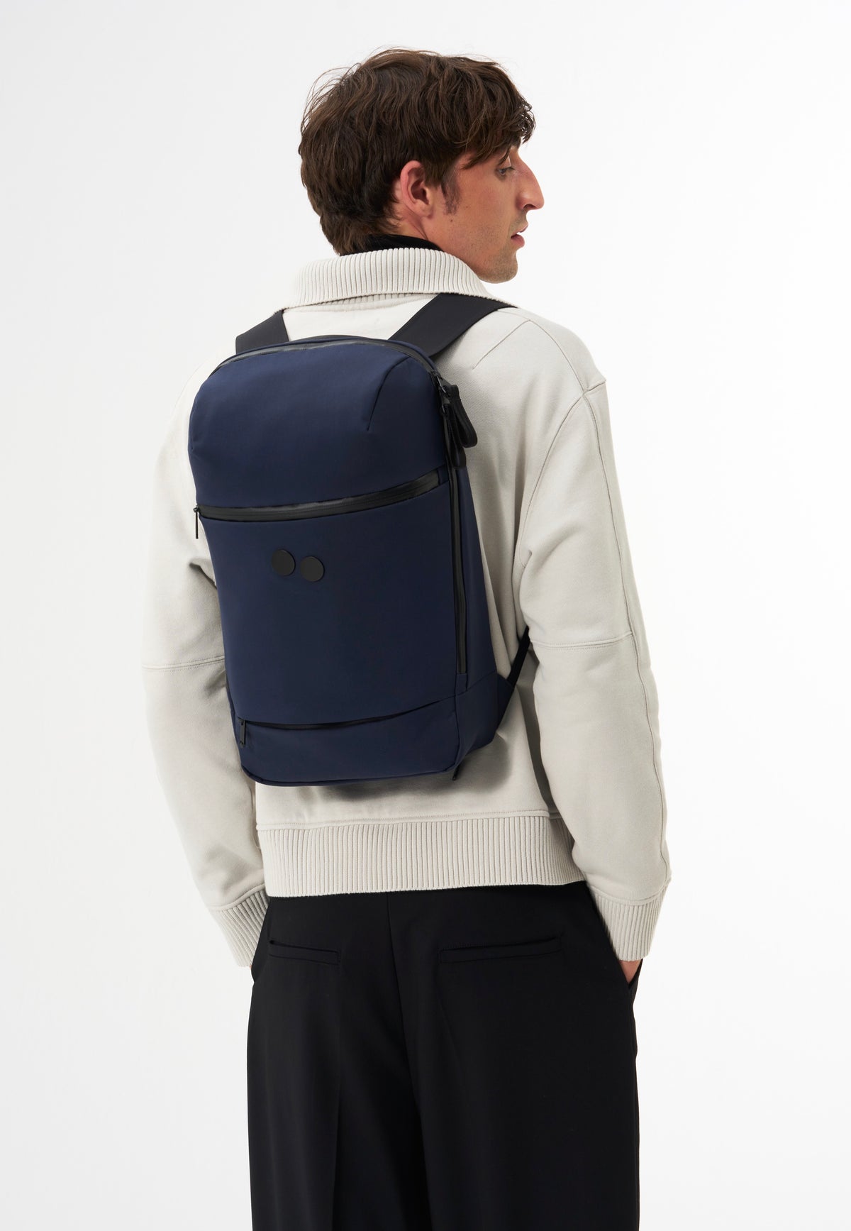 pinqponq Kontor Solid Navy Rucksack