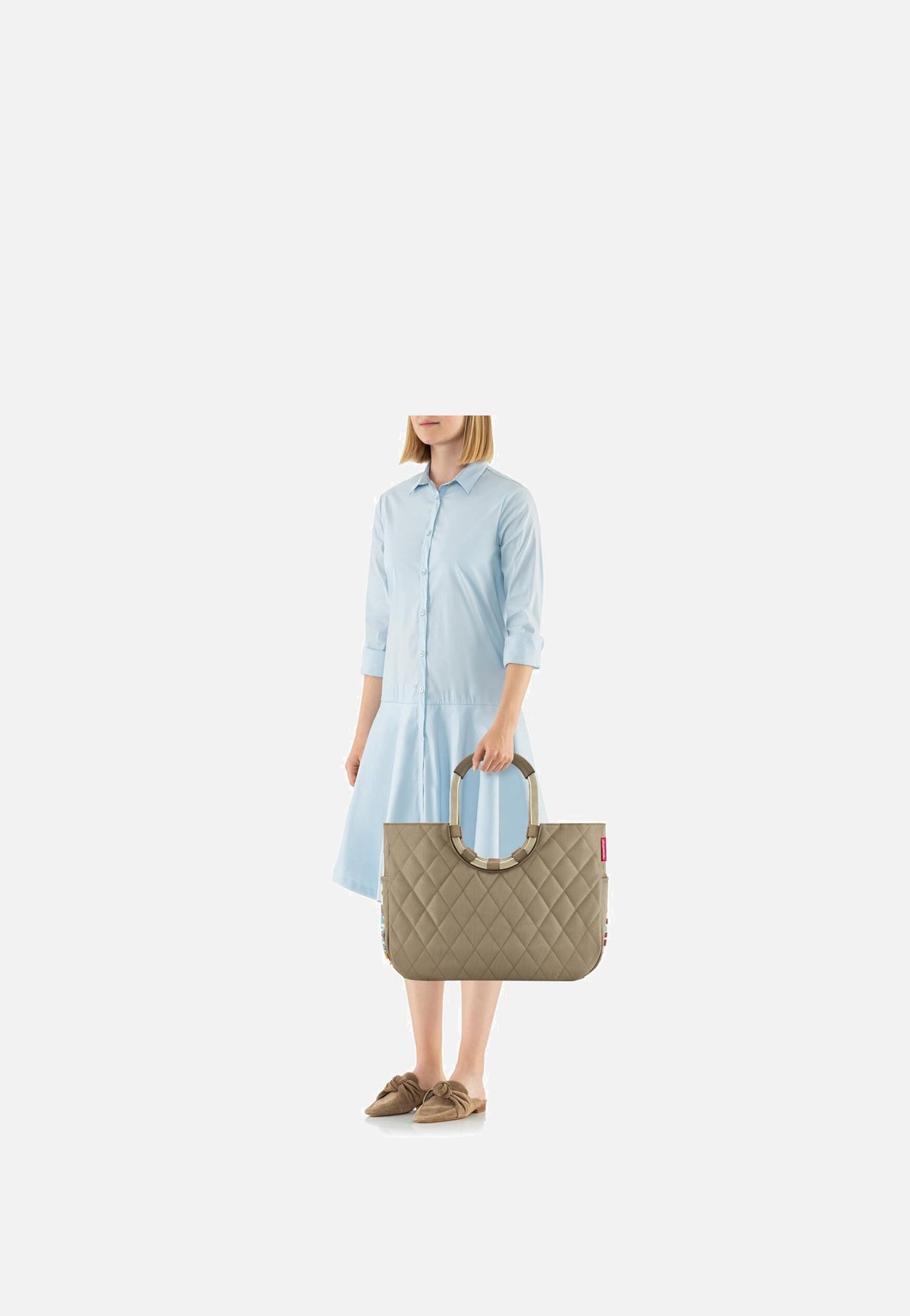 reisenthel Loopshopper L Rhombus Olive Einkaufskorb