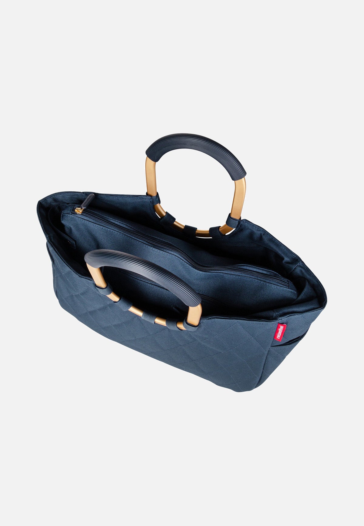 reisenthel Loopshopper M Frame Rhombus Midnight Gold Einkaufskorb